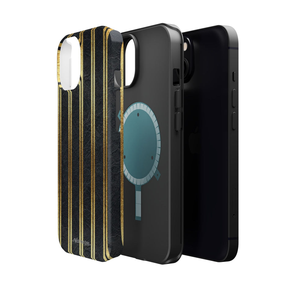 Black Leather - Extreme MagSafe Phone Case - Westport Cove
