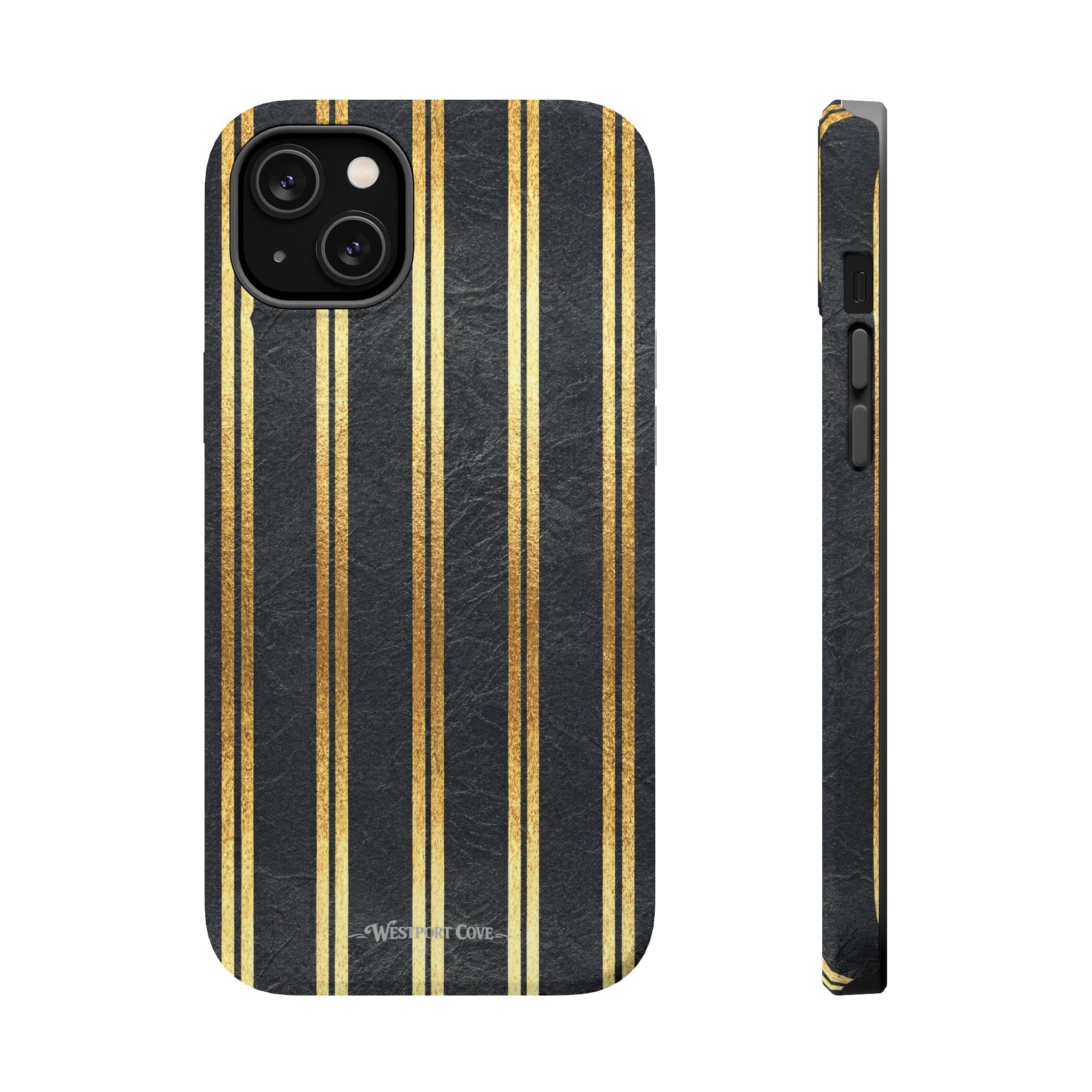 Black Leather - Extreme MagSafe Phone Case - Westport Cove