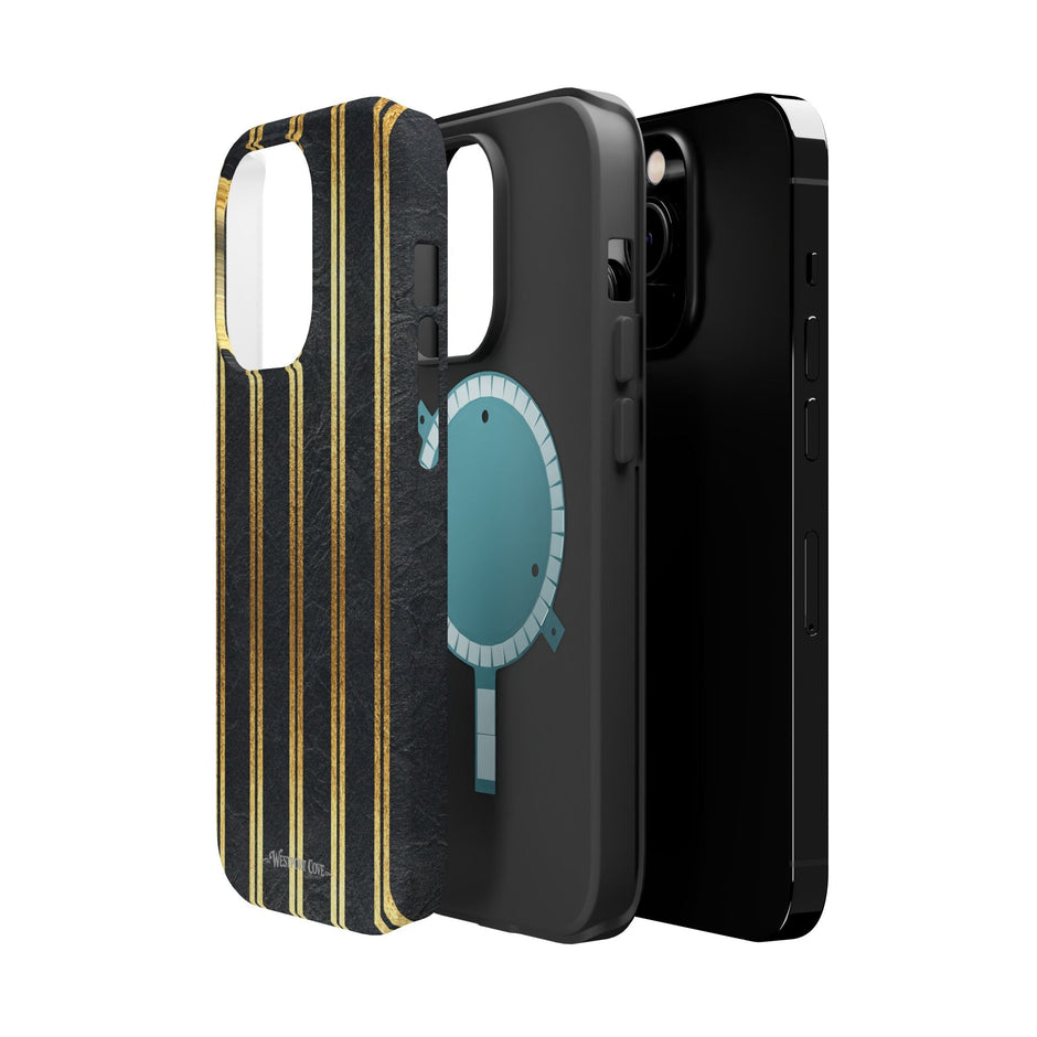 Black Leather - Extreme MagSafe Phone Case - Westport Cove
