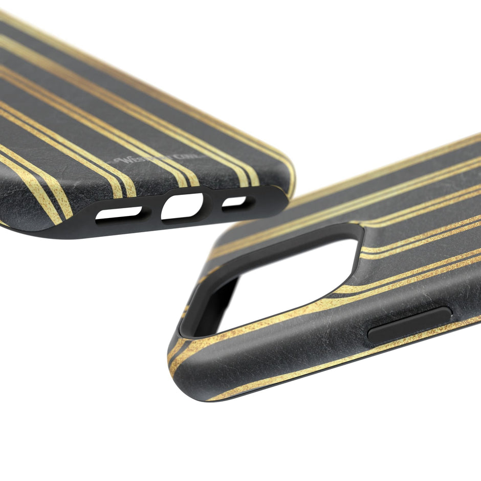 Black Leather - Extreme MagSafe Phone Case - Westport Cove