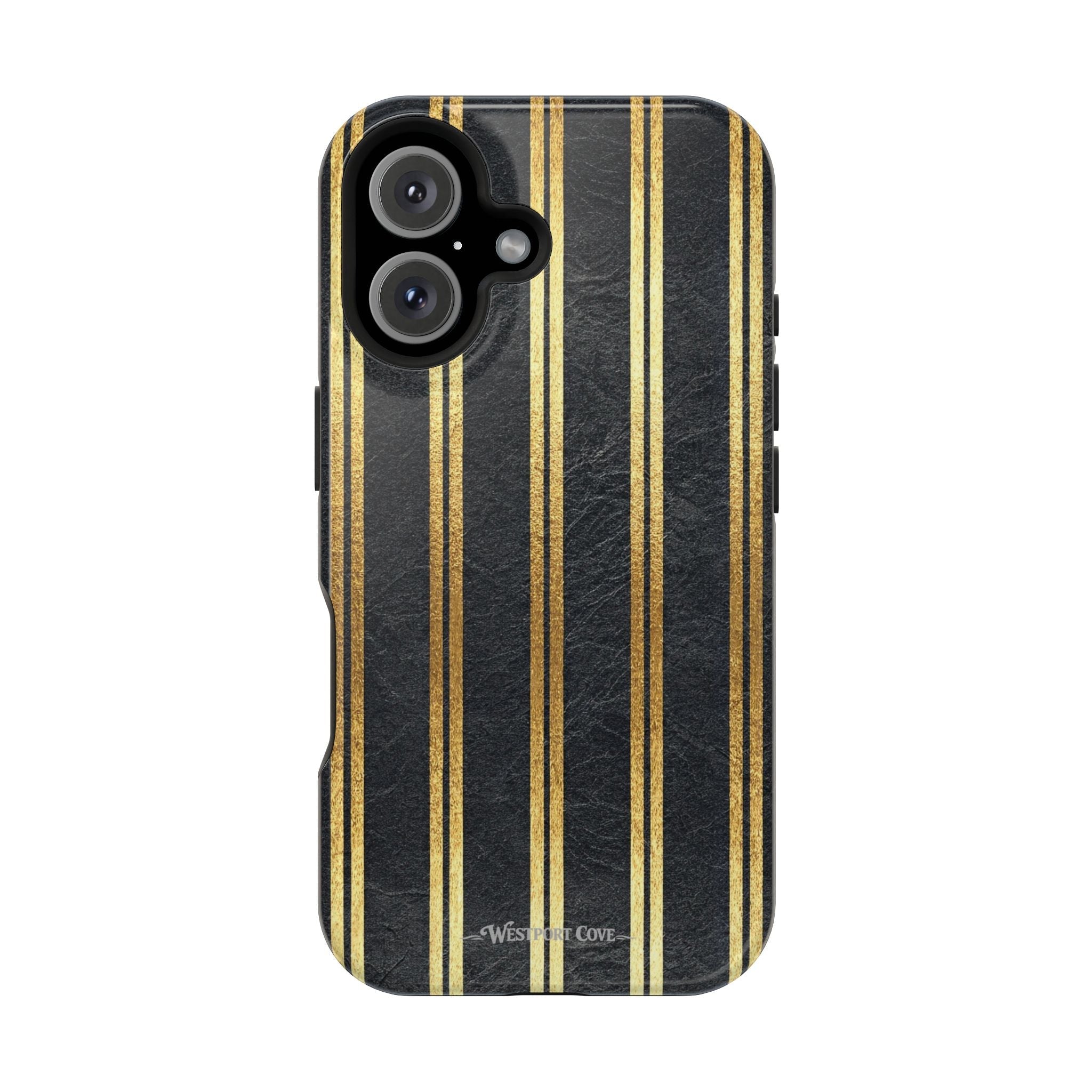 Black Leather - Extreme MagSafe Phone Case - Westport Cove
