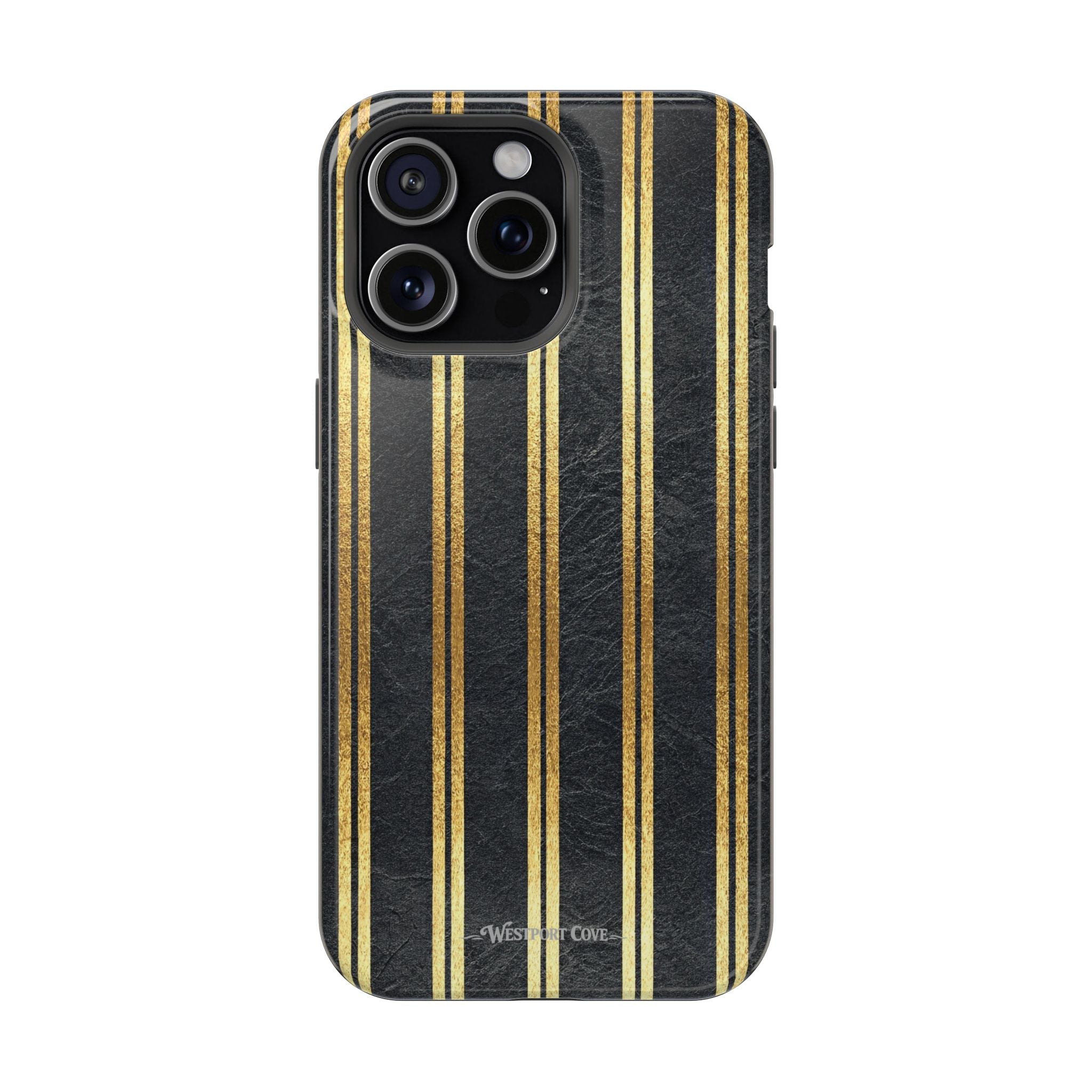 Black Leather - Extreme MagSafe Phone Case - Westport Cove