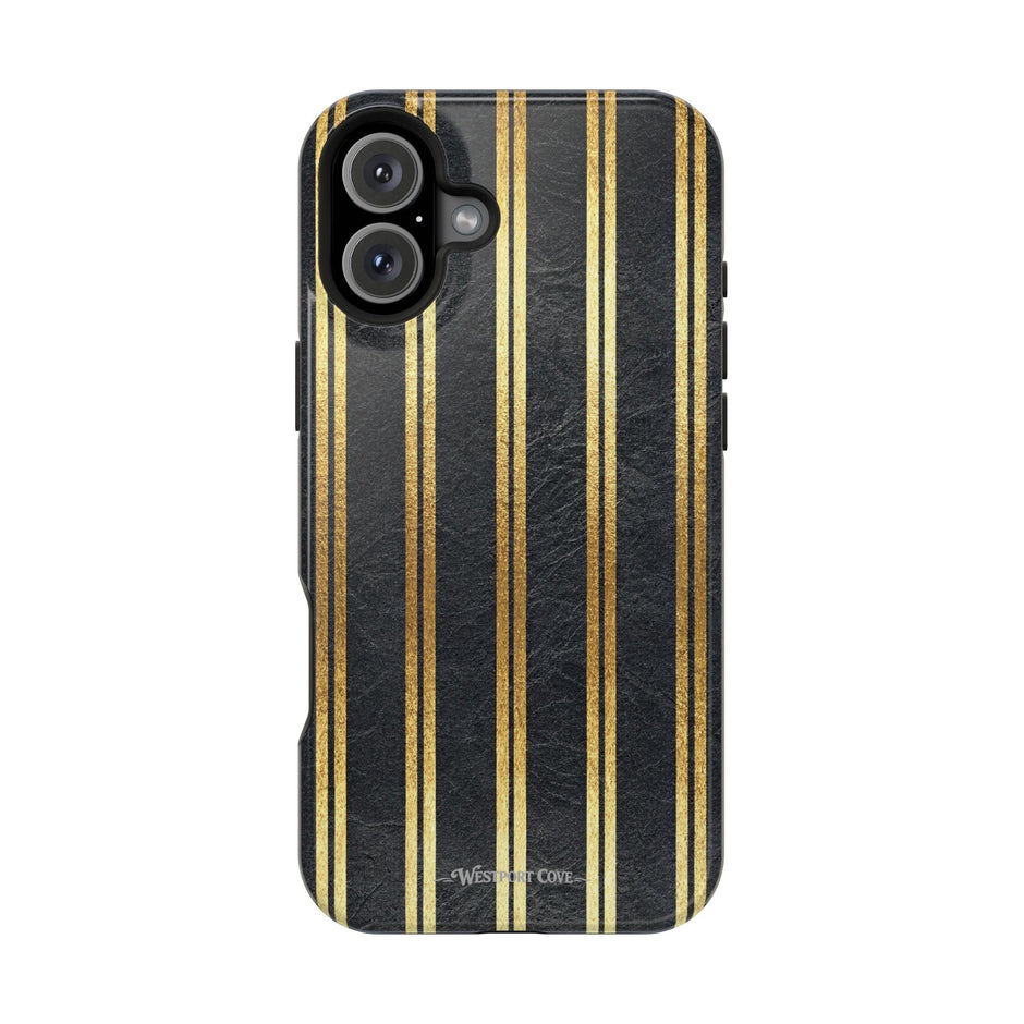 Black Leather - Extreme MagSafe Phone Case - Westport Cove
