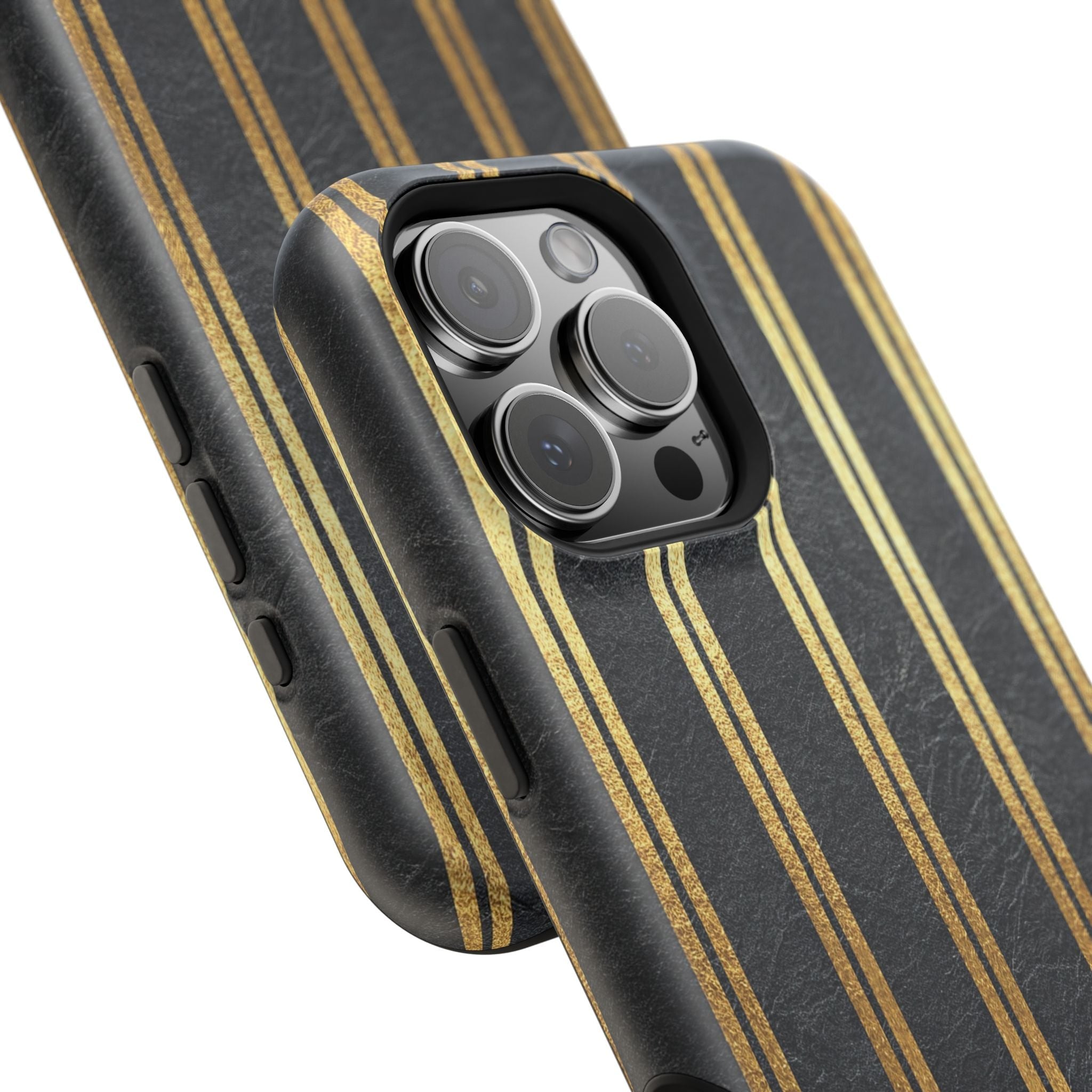 Black Leather - Extreme MagSafe Phone Case - Westport Cove