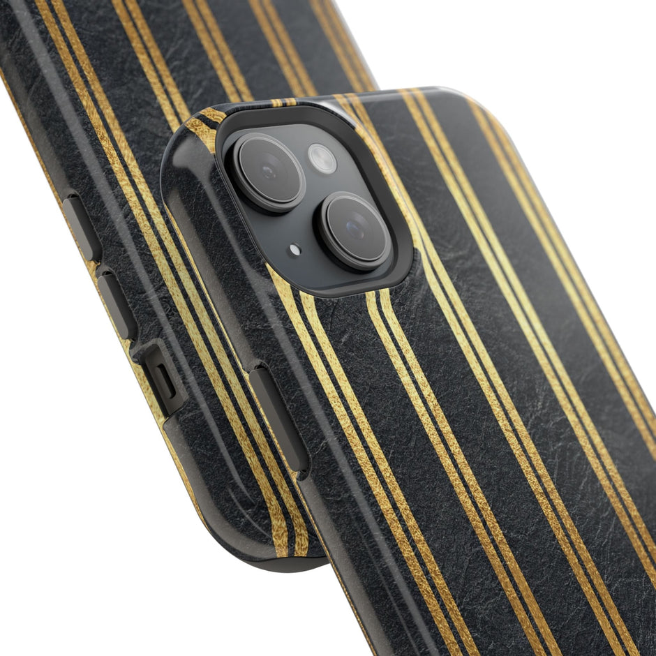 Black Leather - Extreme MagSafe Phone Case - Westport Cove