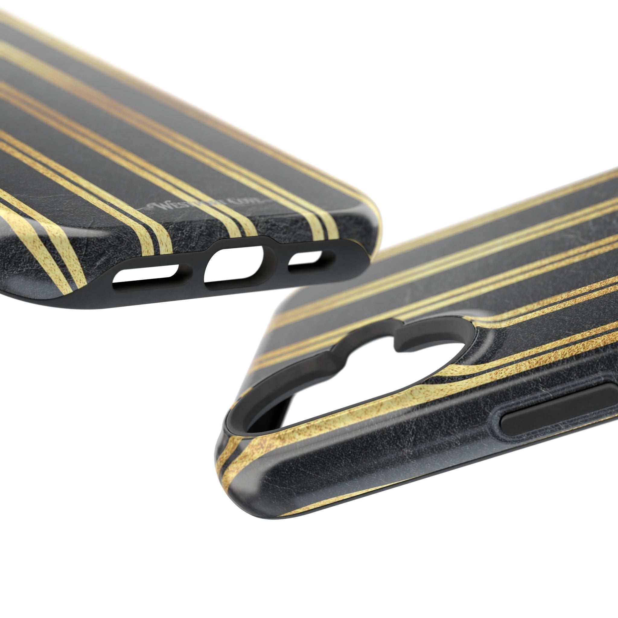 Black Leather - Extreme MagSafe Phone Case - Westport Cove
