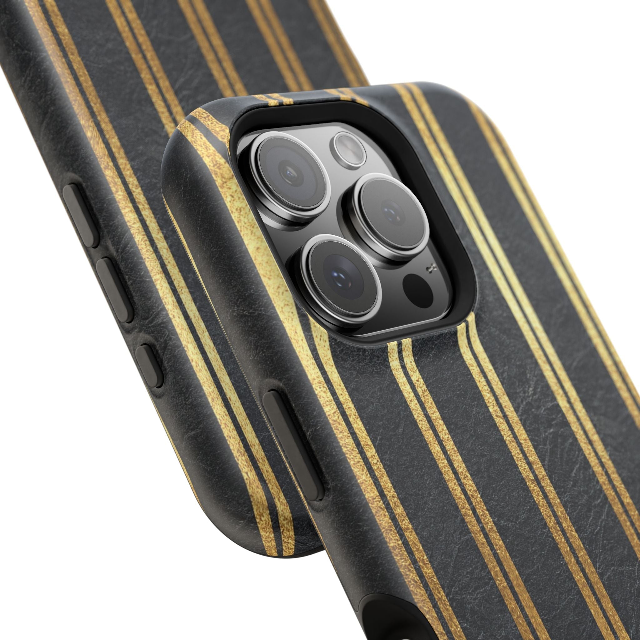 Black Leather - Extreme MagSafe Phone Case - Westport Cove