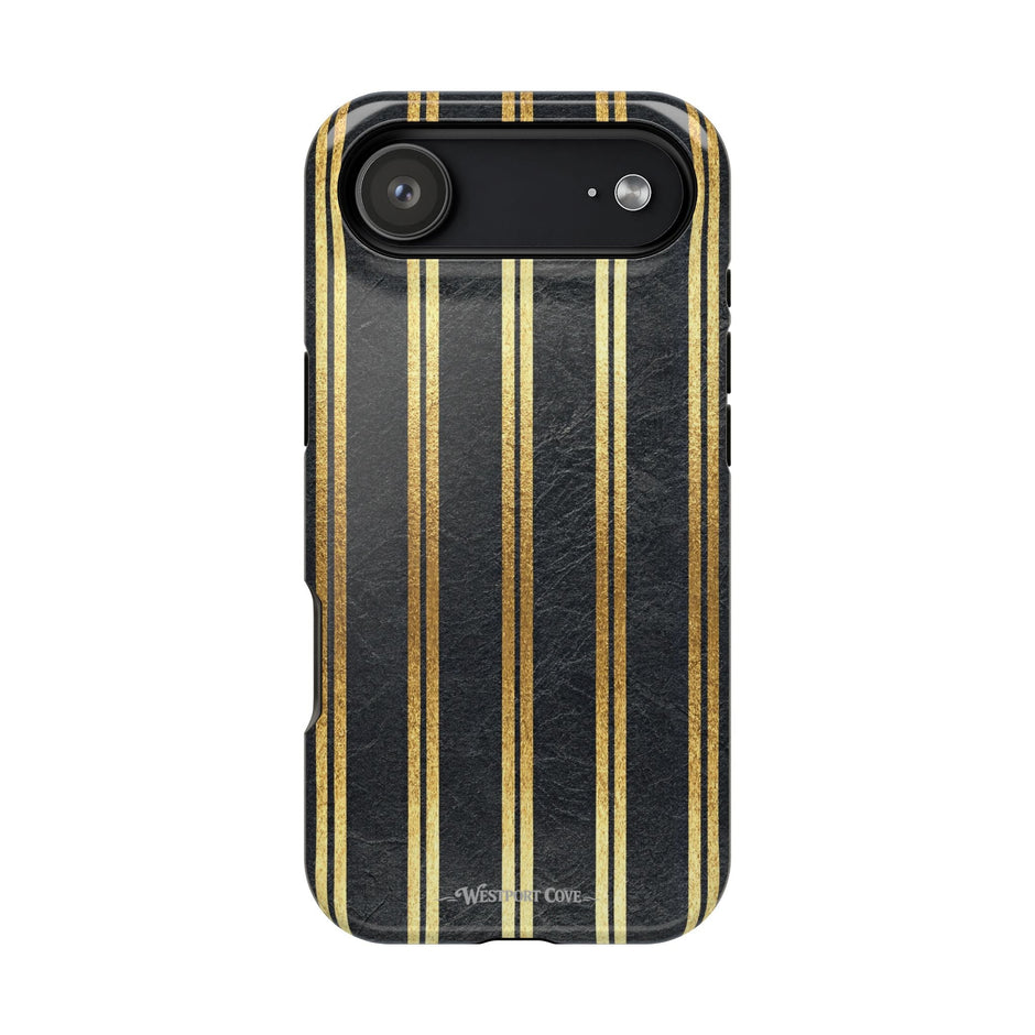 Black Leather - Extreme MagSafe Phone Case - Westport Cove
