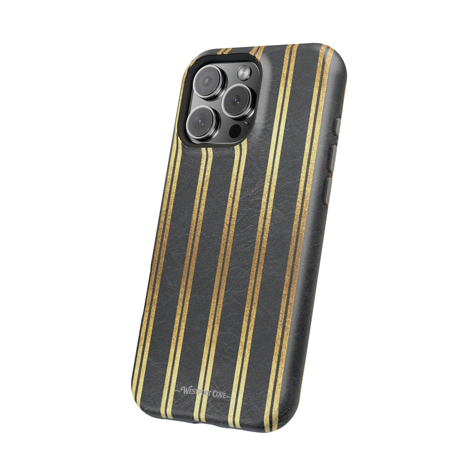 Black Leather - Extreme MagSafe Phone Case - Westport Cove