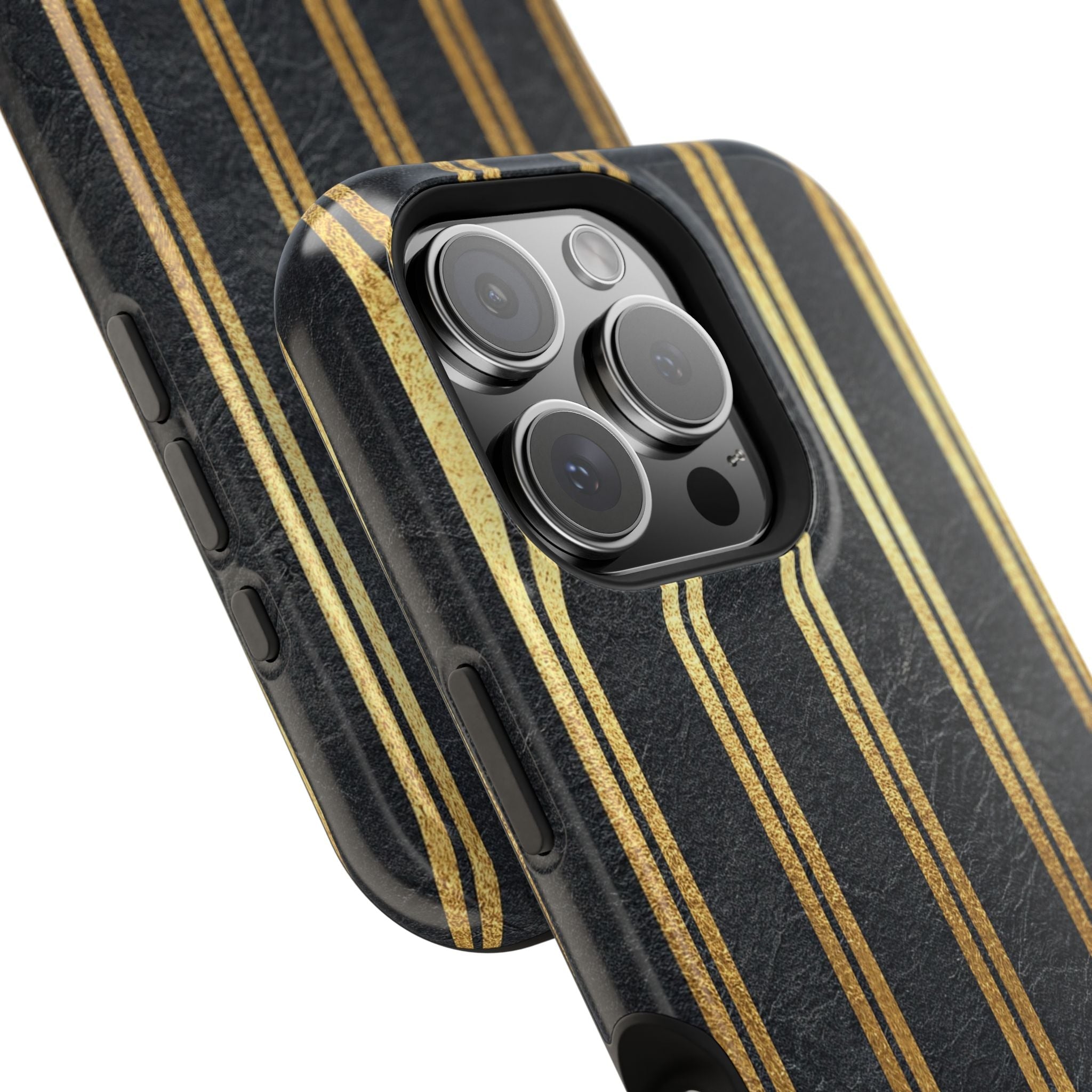 Black Leather - Extreme MagSafe Phone Case - Westport Cove