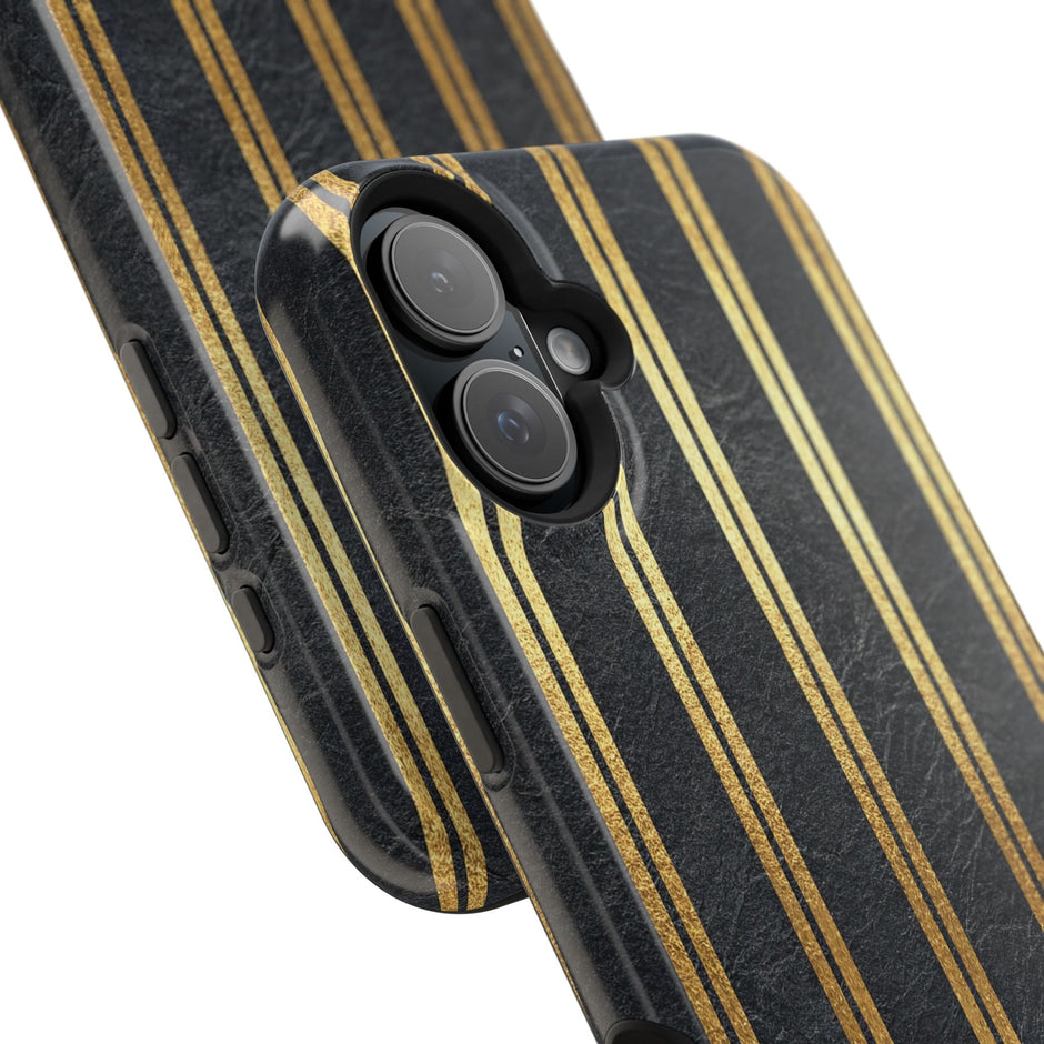 Black Leather - Extreme MagSafe Phone Case - Westport Cove