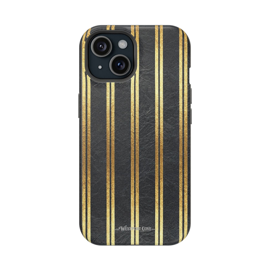 Black Leather - Extreme MagSafe Phone Case - Westport Cove