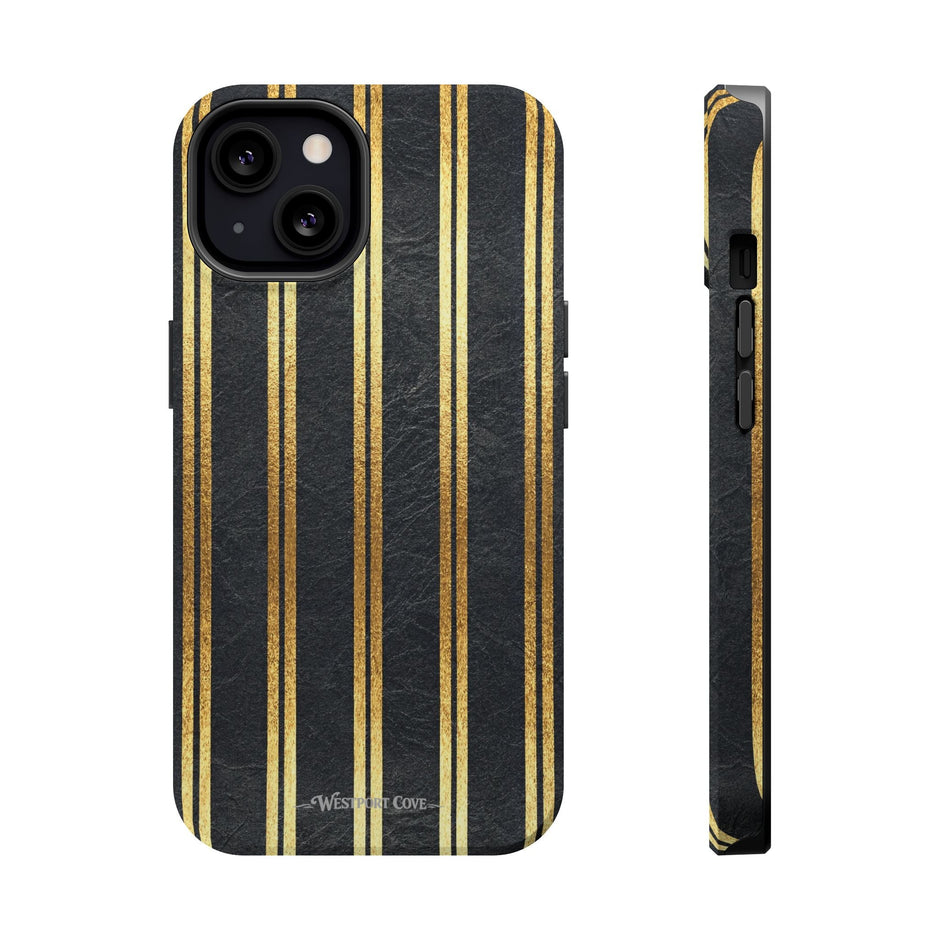Black Leather - Extreme MagSafe Phone Case - Westport Cove