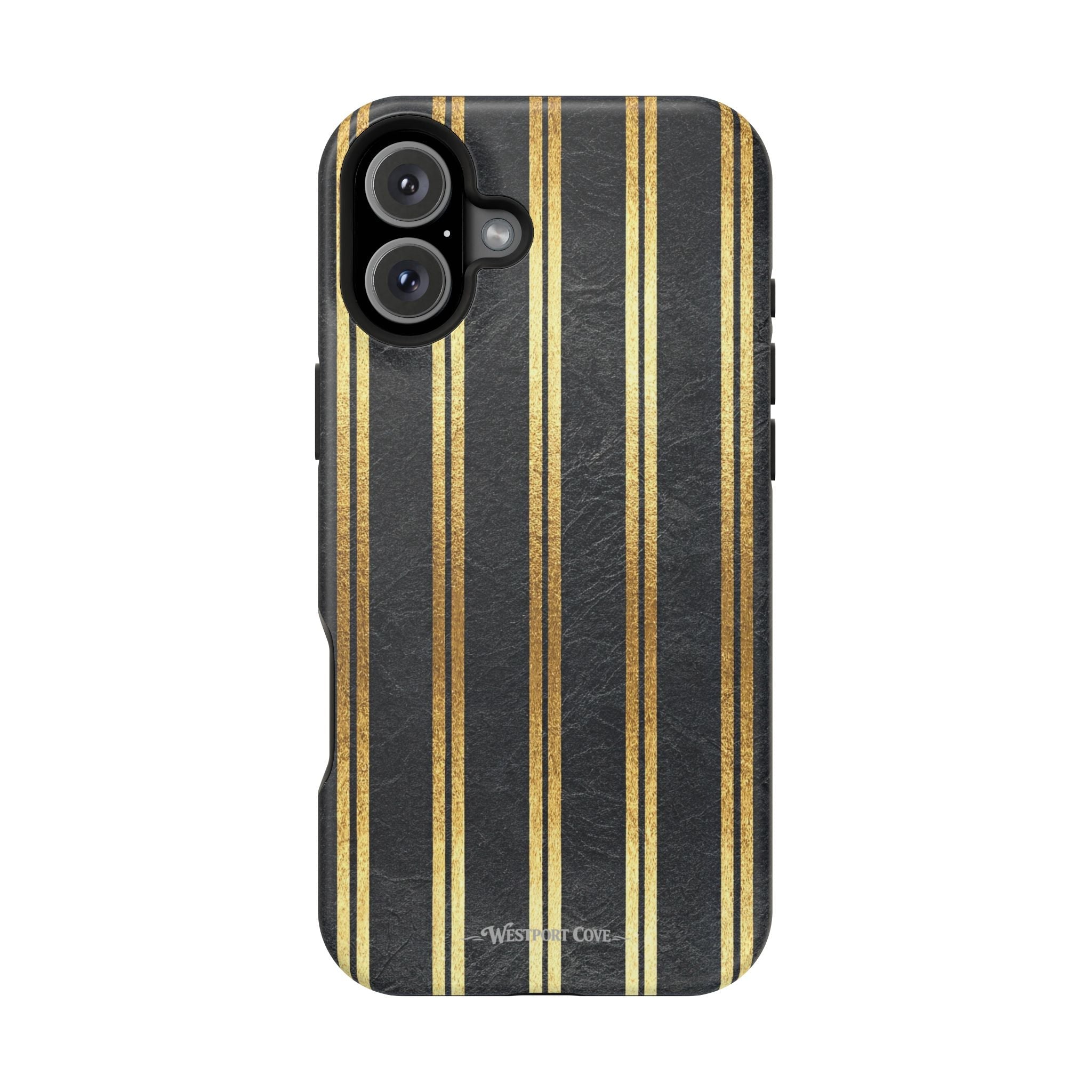 Black Leather - Extreme MagSafe Phone Case - Westport Cove