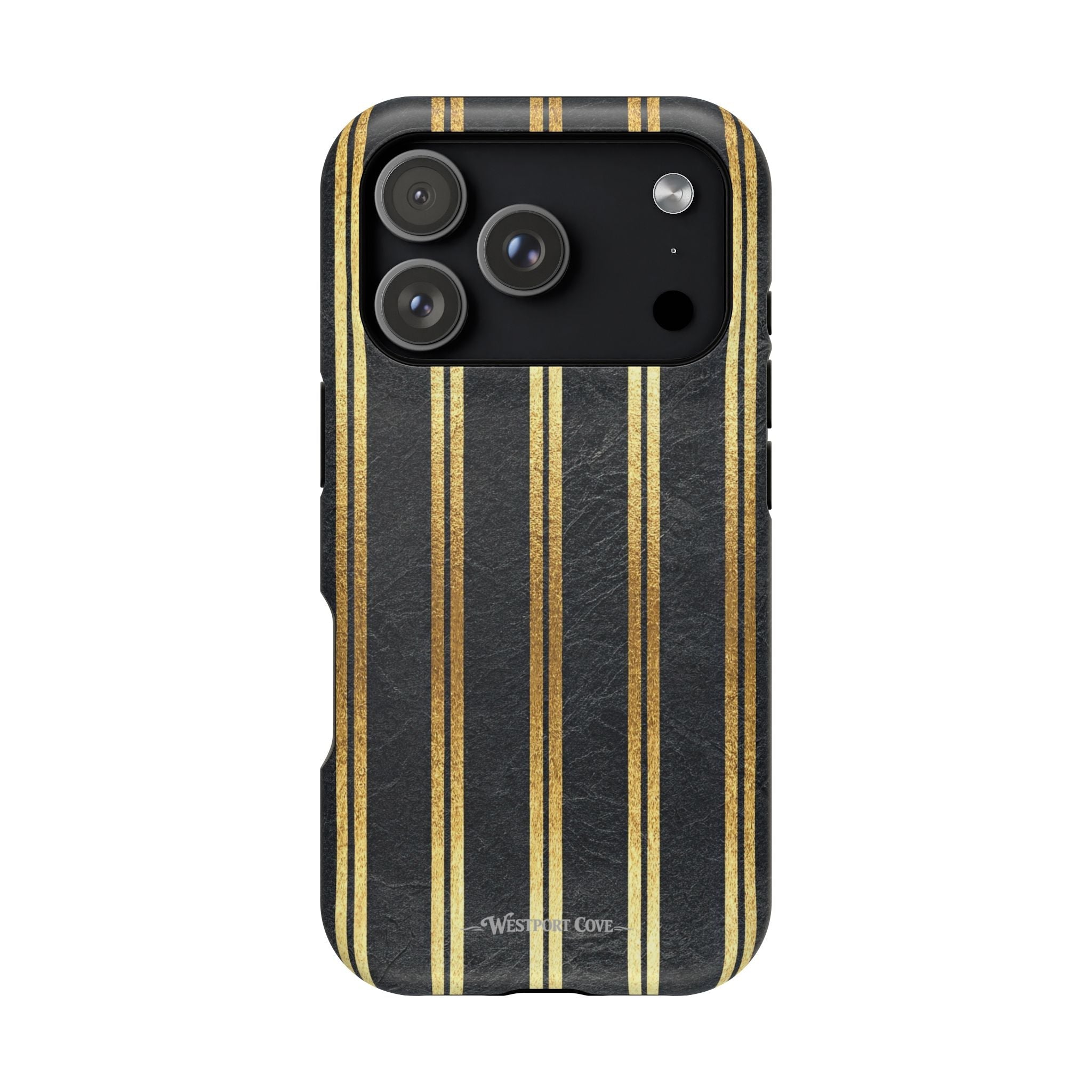 Black Leather - Extreme MagSafe Phone Case - Westport Cove