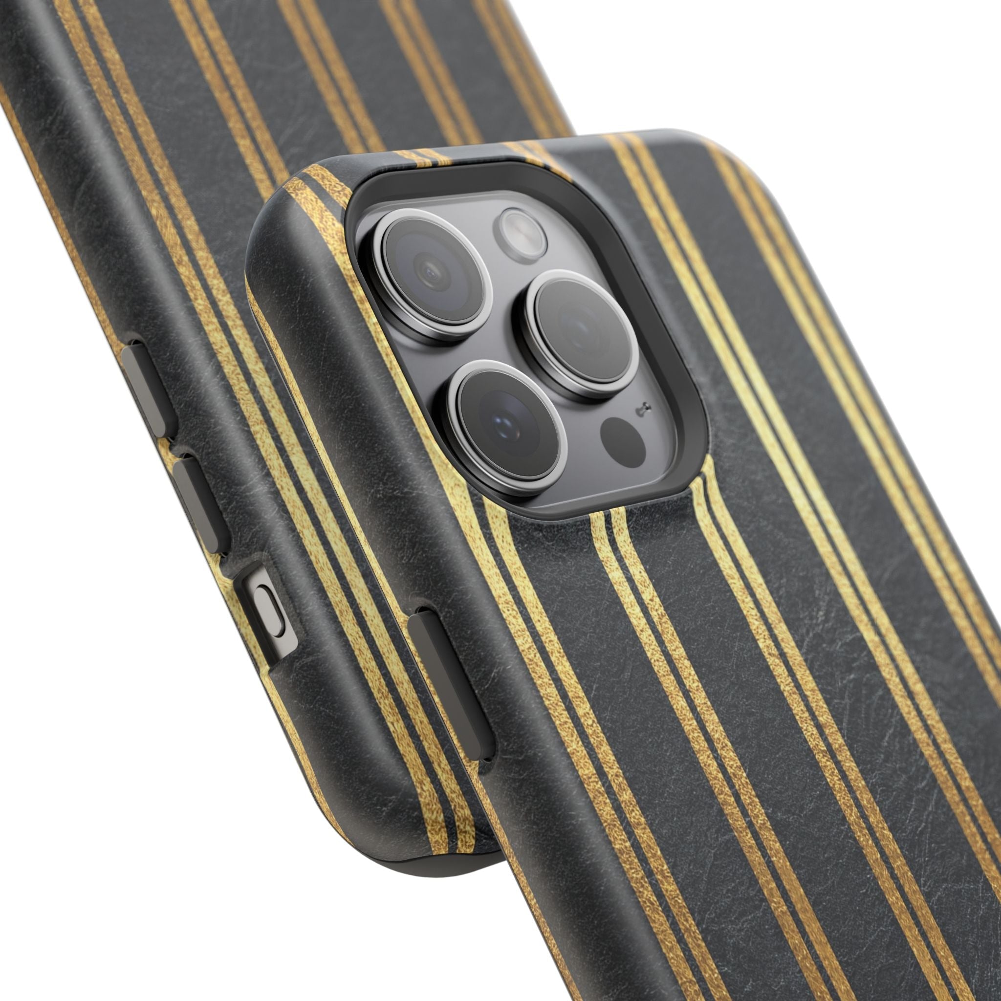 Black Leather - Extreme MagSafe Phone Case - Westport Cove
