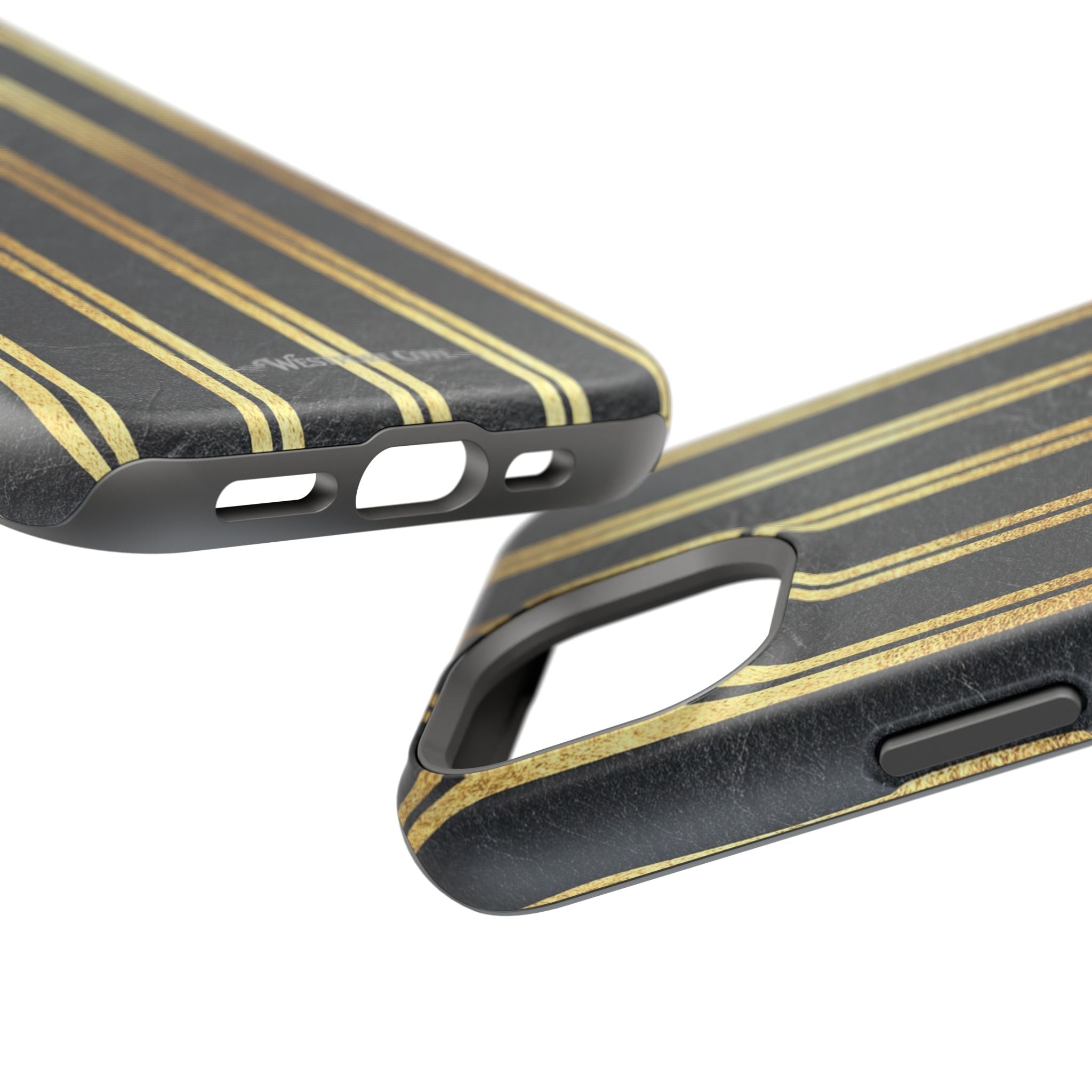 Black Leather - Extreme MagSafe Phone Case - Westport Cove