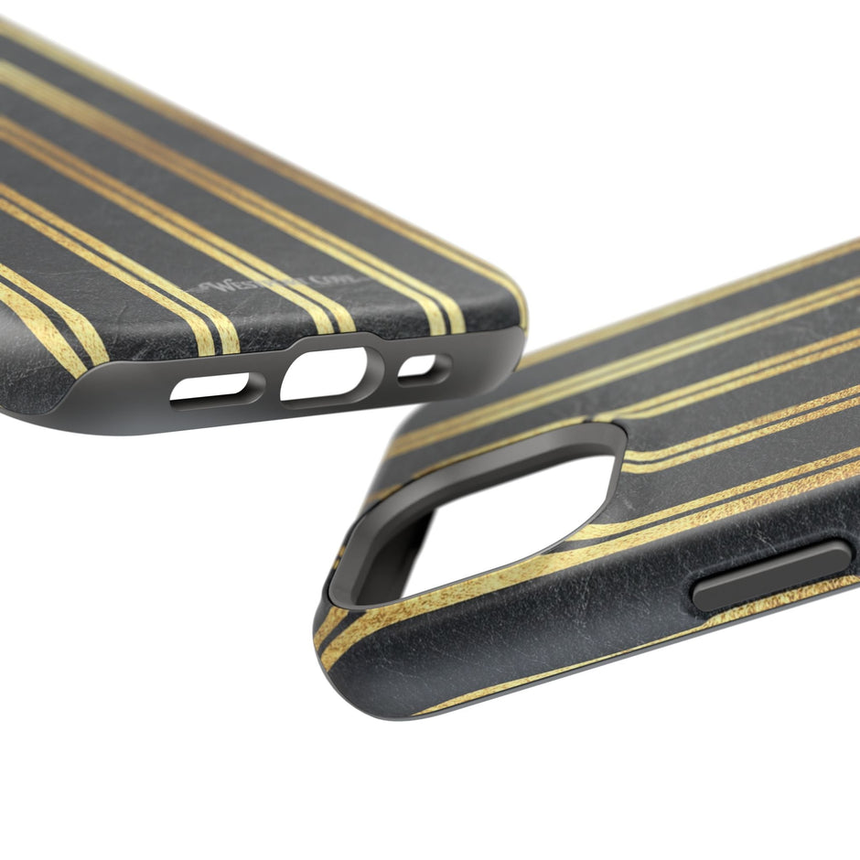 Black Leather - Extreme MagSafe Phone Case - Westport Cove