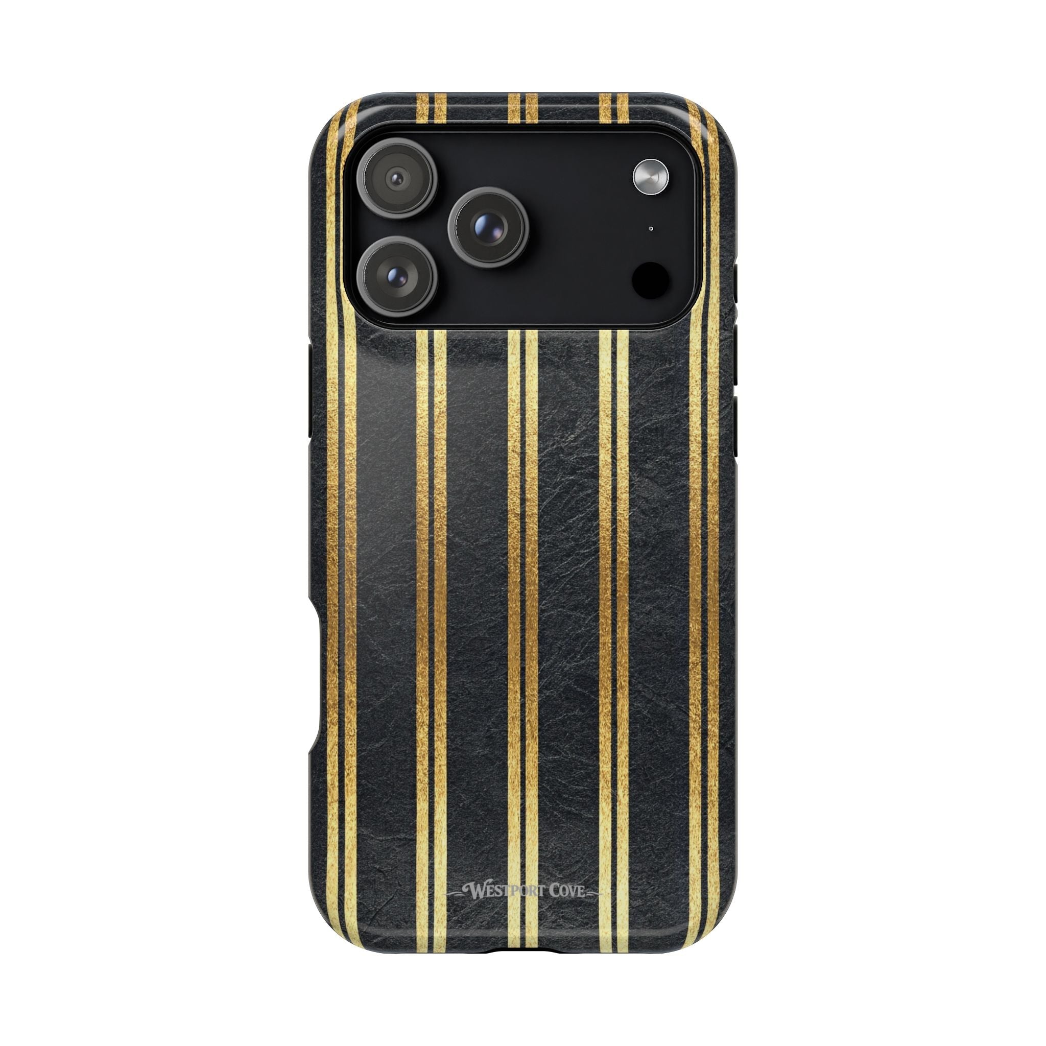 Black Leather - Extreme MagSafe Phone Case - Westport Cove