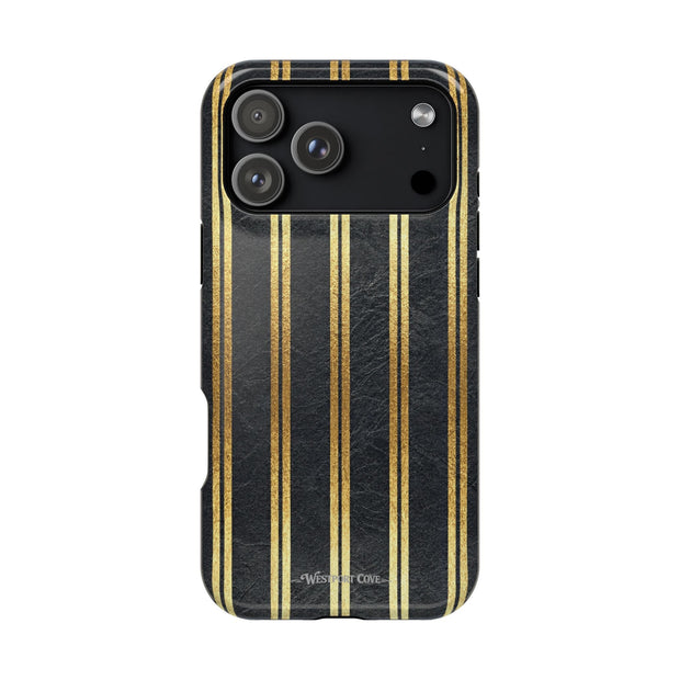 Black Leather - Extreme MagSafe Phone Case - Westport Cove