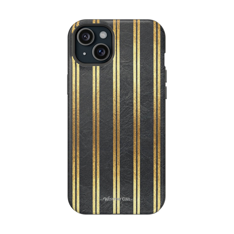 Black Leather - Extreme MagSafe Phone Case - Westport Cove