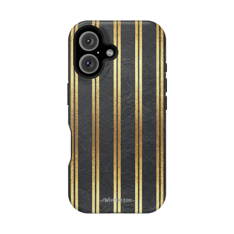 Black Leather - Extreme MagSafe Phone Case - Westport Cove