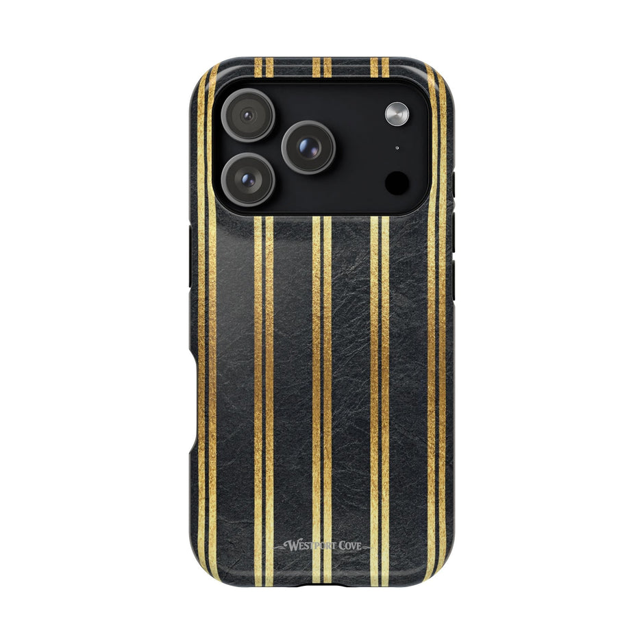 Black Leather - Extreme MagSafe Phone Case - Westport Cove