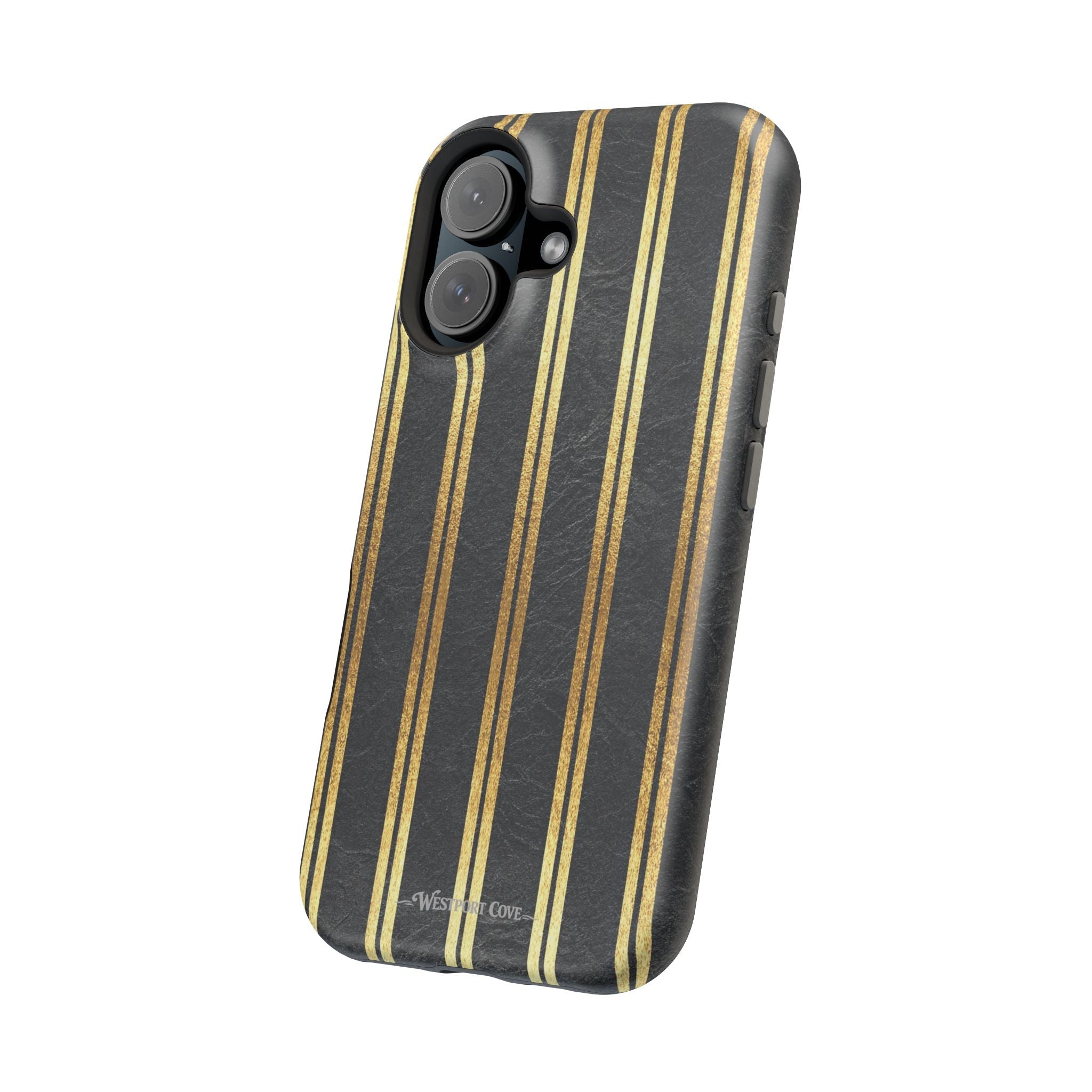 Black Leather - Extreme MagSafe Phone Case - Westport Cove