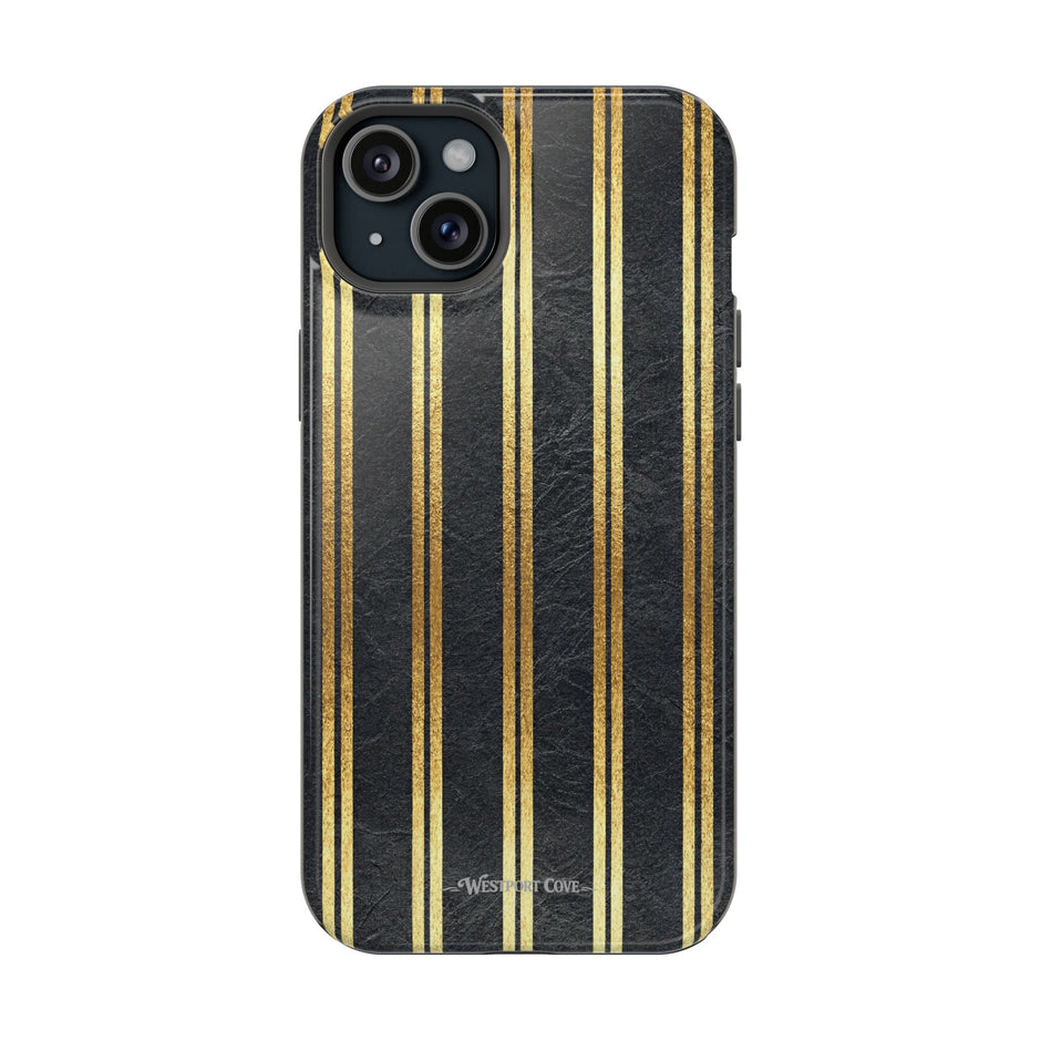 Black Leather - Extreme MagSafe Phone Case - Westport Cove