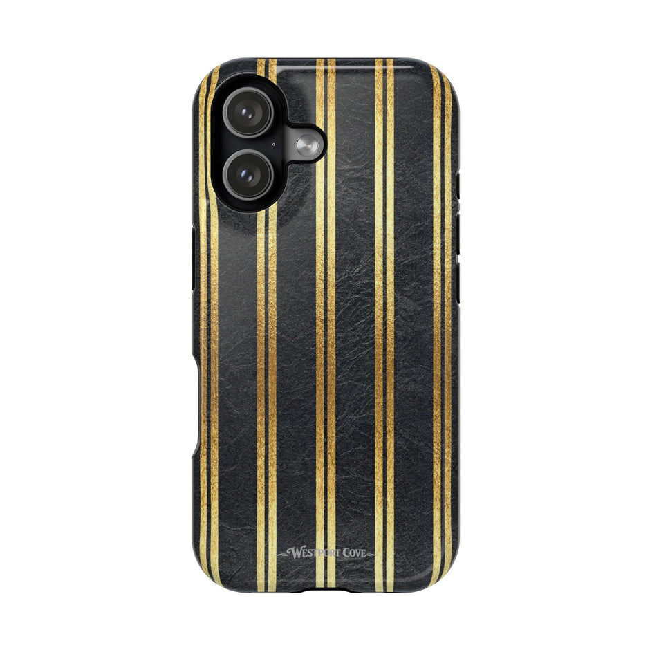 Black Leather - Extreme MagSafe Phone Case - Westport Cove