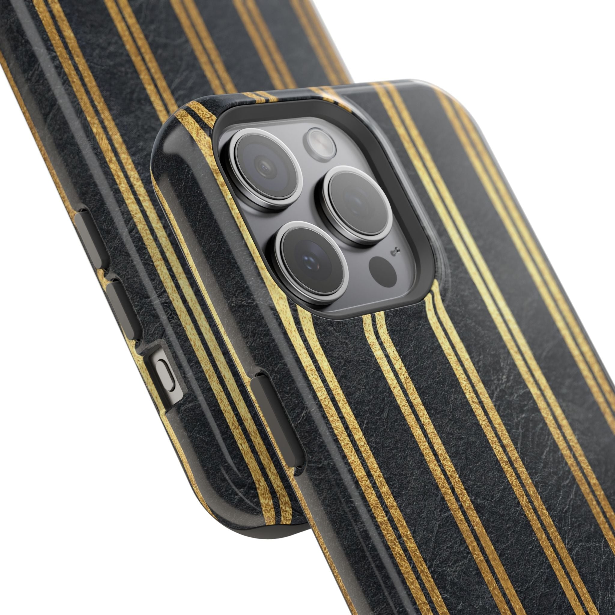 Black Leather - Extreme MagSafe Phone Case - Westport Cove