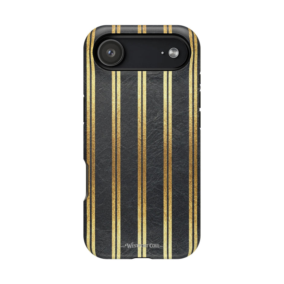 Black Leather - Extreme MagSafe Phone Case - Westport Cove