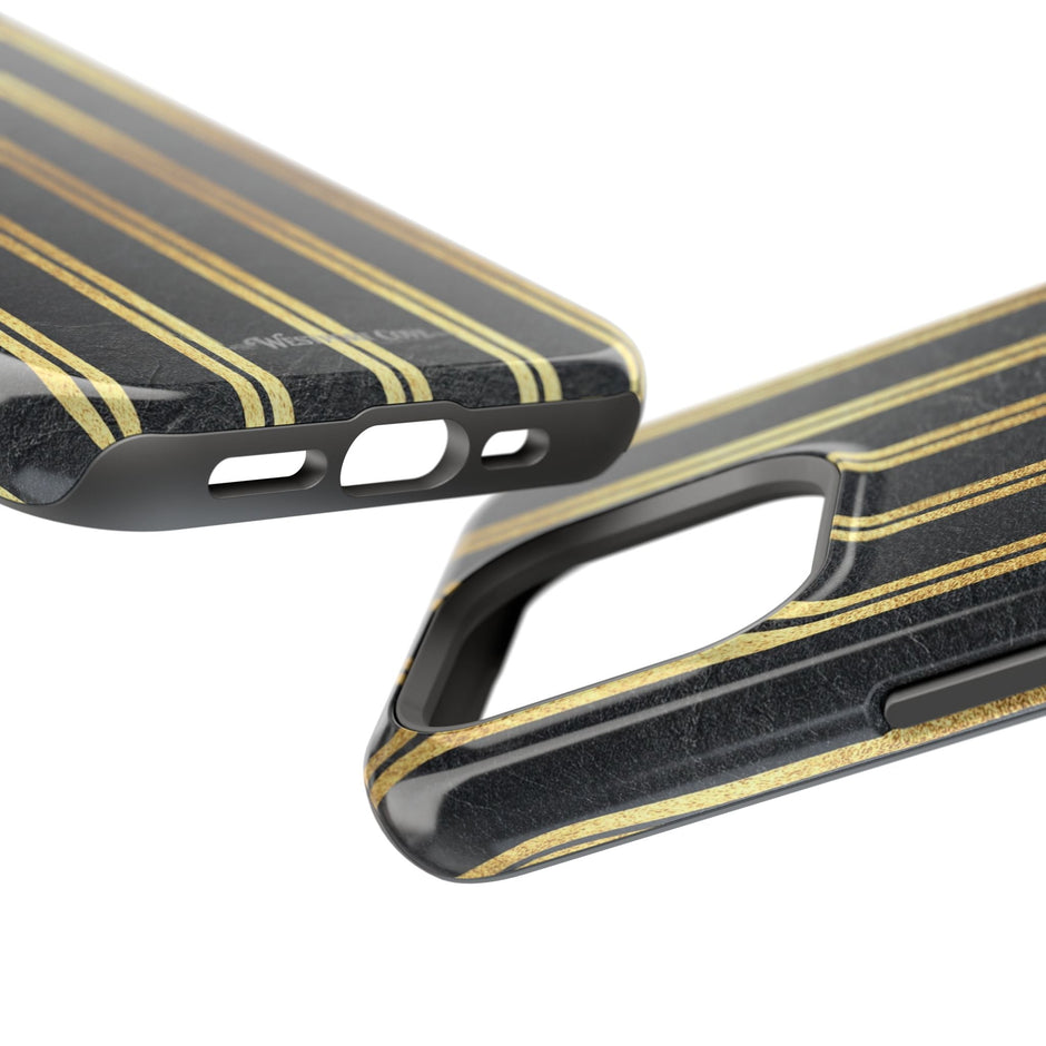 Black Leather - Extreme MagSafe Phone Case - Westport Cove