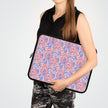 Bow Floral - Safe Harbor Laptop Sleeve - Westport Cove