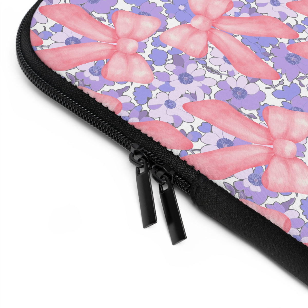 Bow Floral - Safe Harbor Laptop Sleeve - Westport Cove