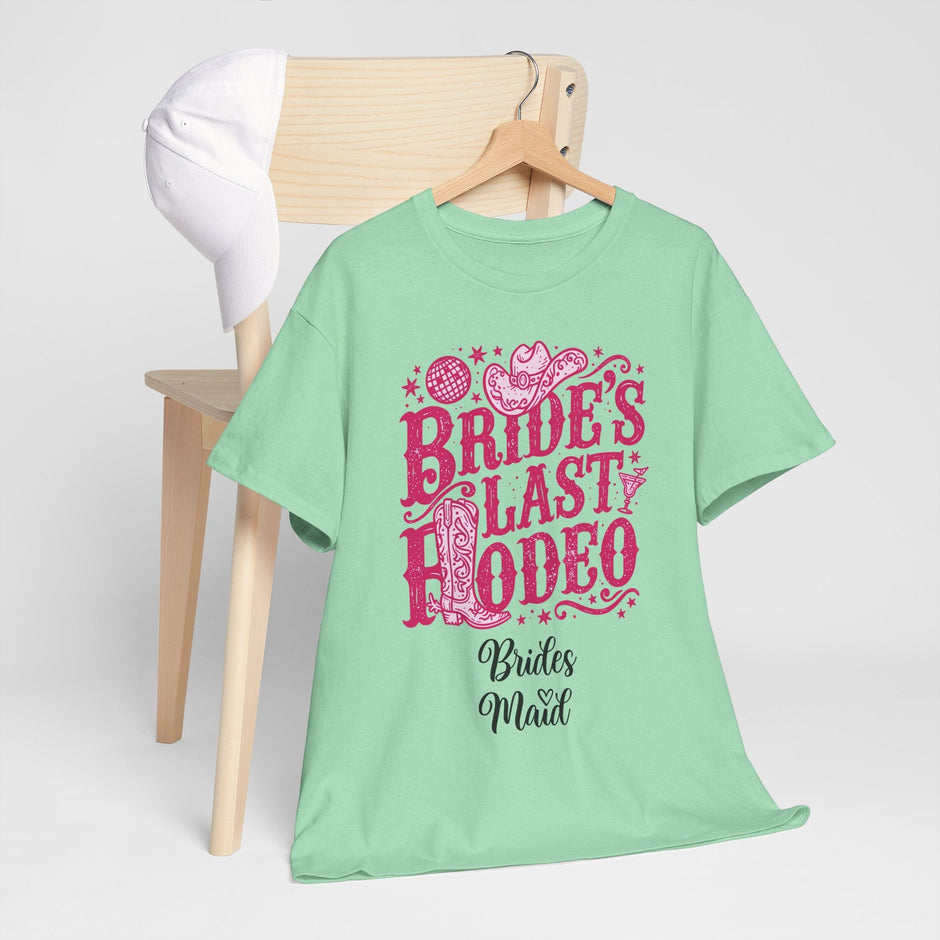 Bride’s Last Rodeo T-Shirt — Bachelorette Bridesmaid Party Western Tee - Westport Cove