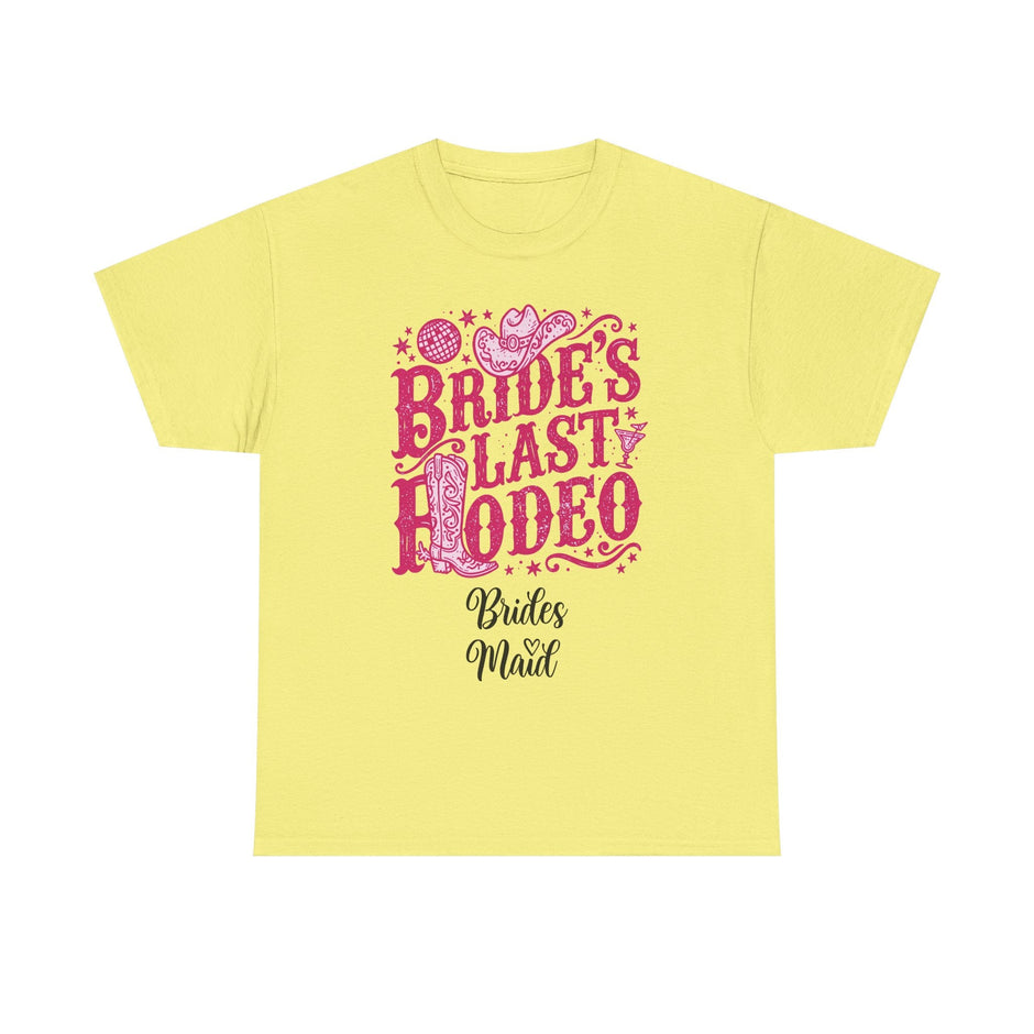 Bride’s Last Rodeo T-Shirt — Bachelorette Bridesmaid Party Western Tee - Westport Cove