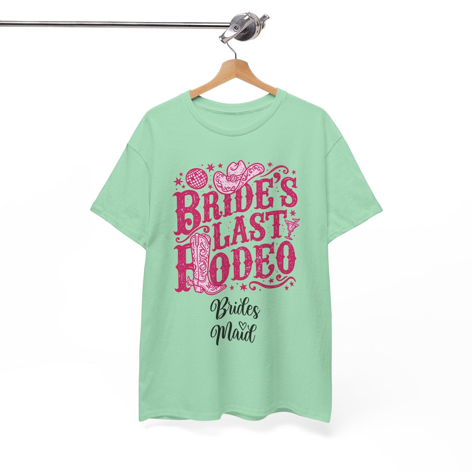 Bride’s Last Rodeo T-Shirt — Bachelorette Bridesmaid Party Western Tee - Westport Cove