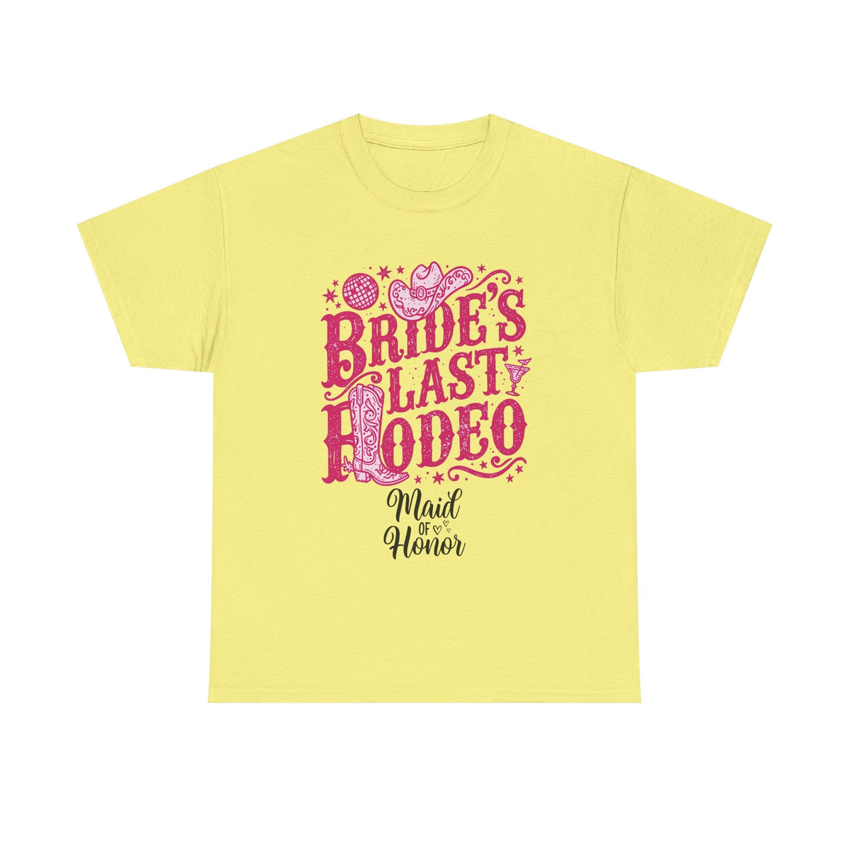 Bride's Last Rodeo T-Shirt — Maid of Honor Bachelorette Western Tee - Westport Cove