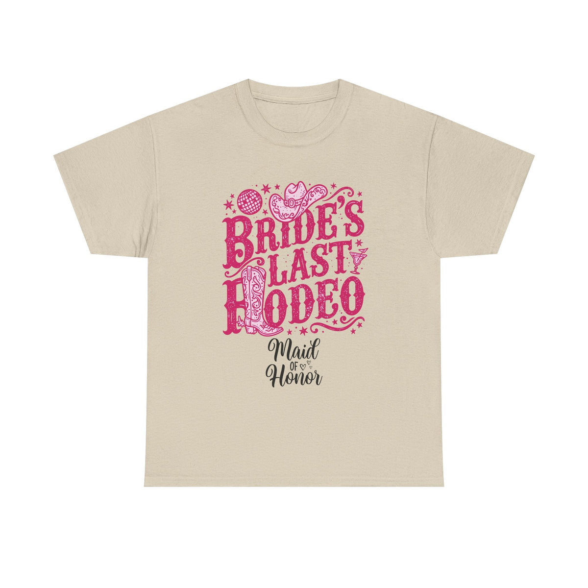 Bride's Last Rodeo T-Shirt — Maid of Honor Bachelorette Western Tee - Westport Cove