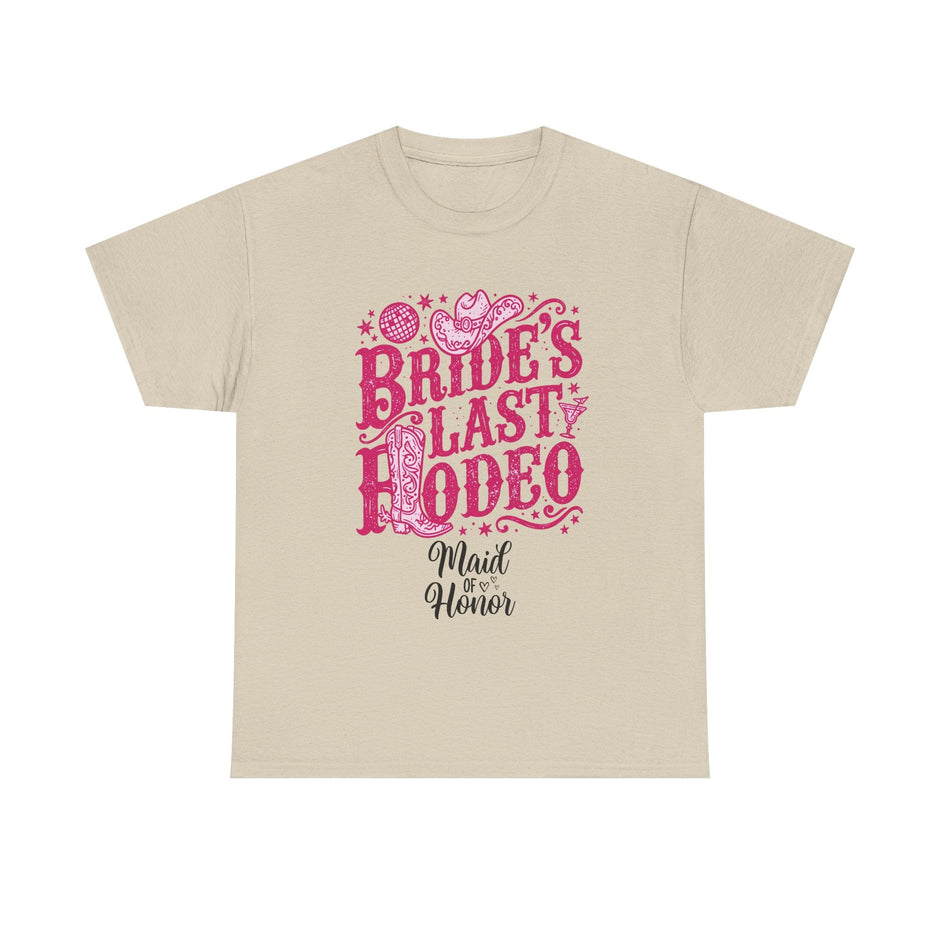 Bride's Last Rodeo T-Shirt — Maid of Honor Bachelorette Western Tee - Westport Cove