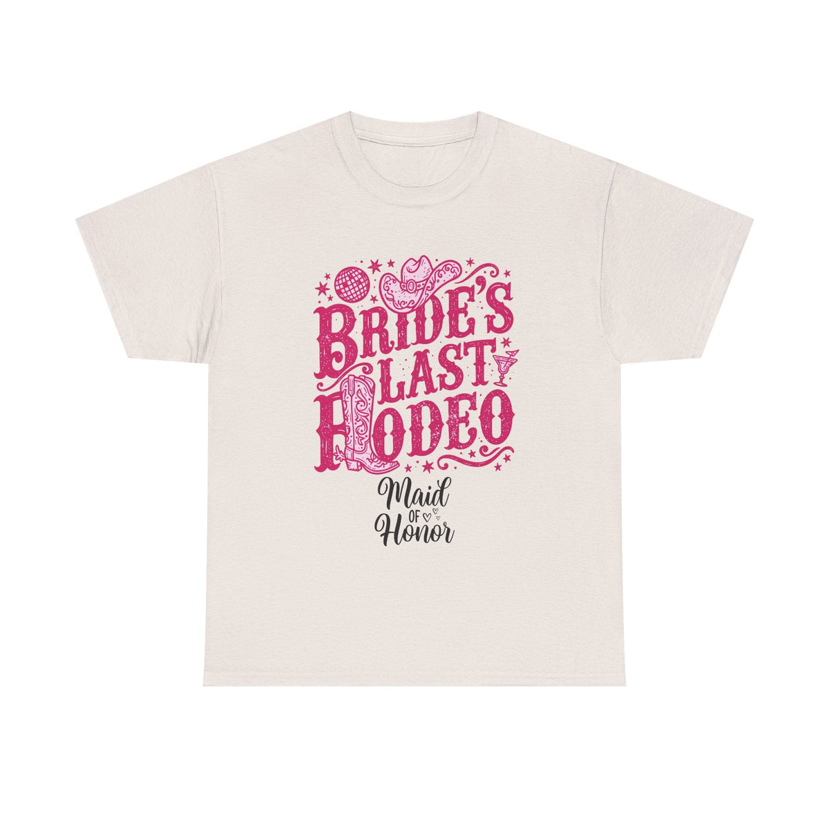 Bride's Last Rodeo T-Shirt — Maid of Honor Bachelorette Western Tee - Westport Cove