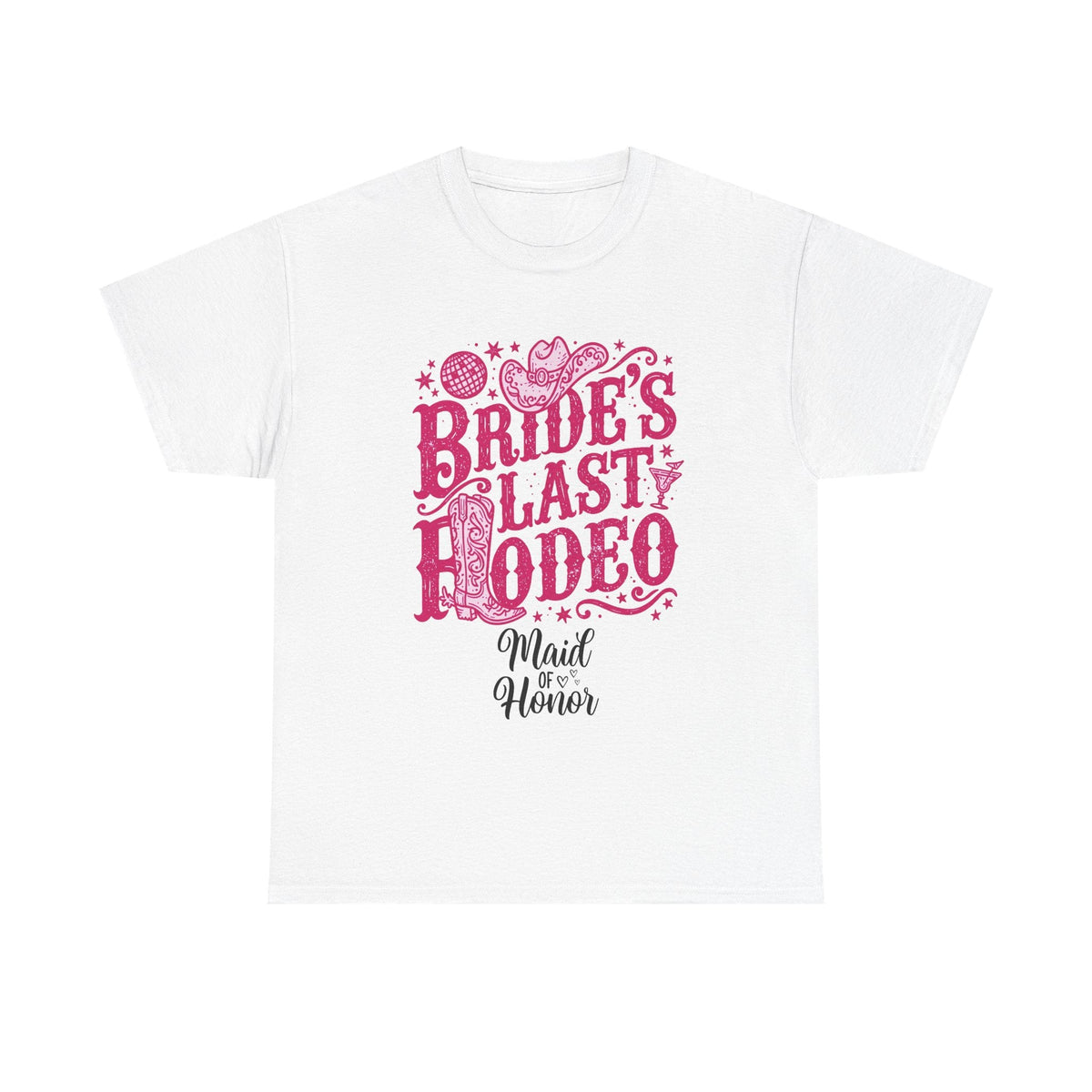 Bride's Last Rodeo T-Shirt — Maid of Honor Bachelorette Western Tee - Westport Cove