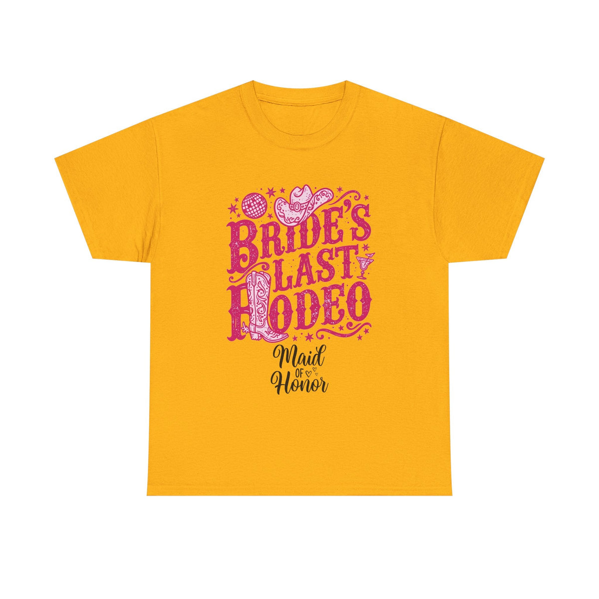 Bride's Last Rodeo T-Shirt — Maid of Honor Bachelorette Western Tee - Westport Cove