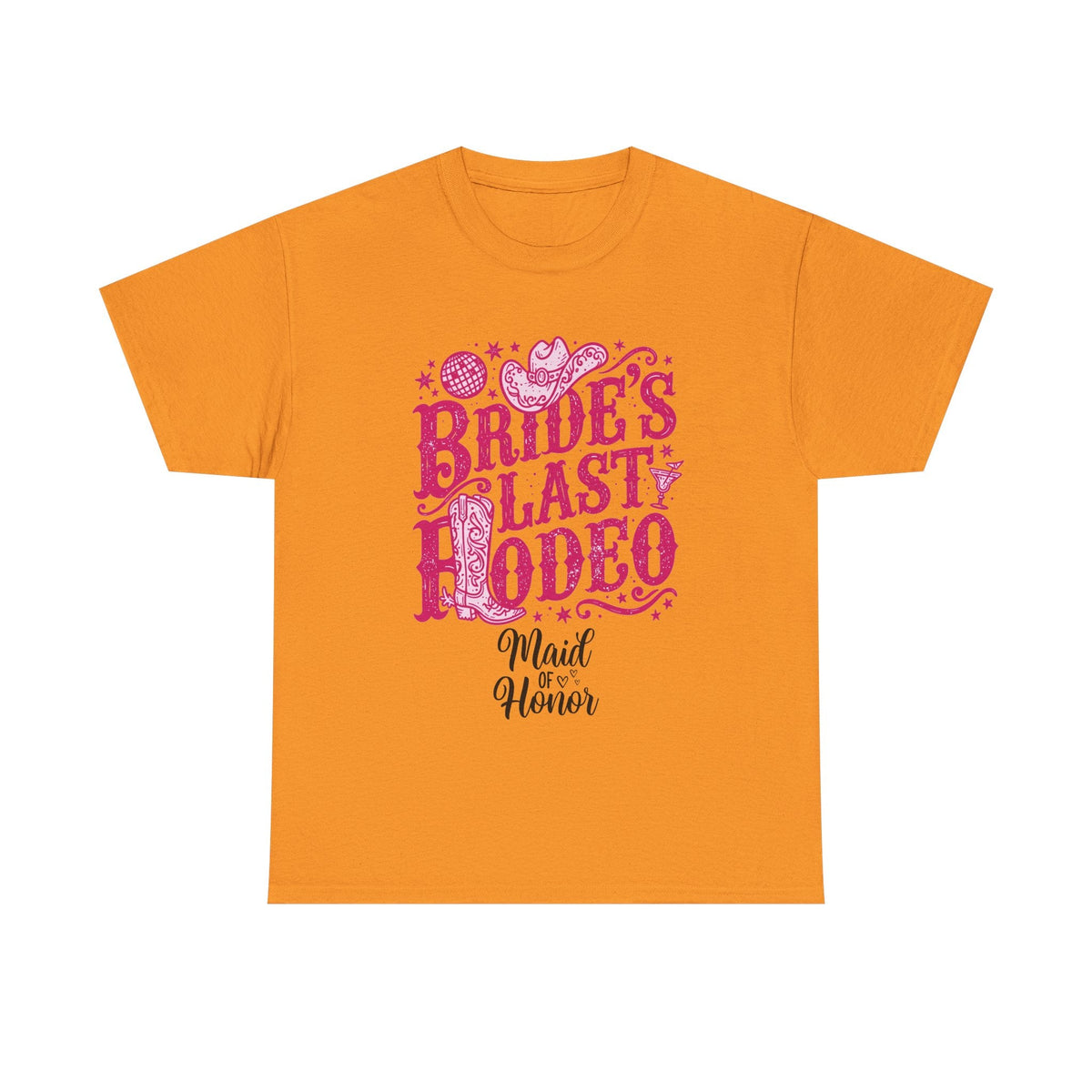 Bride's Last Rodeo T-Shirt — Maid of Honor Bachelorette Western Tee - Westport Cove