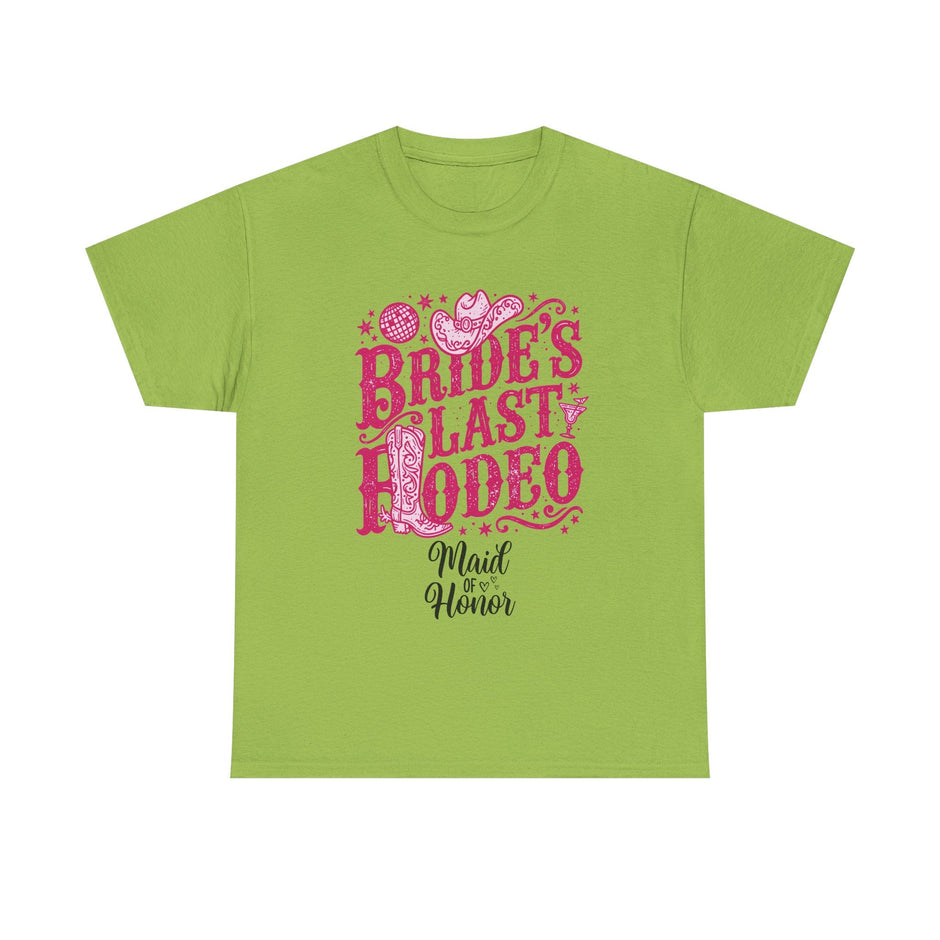 Bride's Last Rodeo T-Shirt — Maid of Honor Bachelorette Western Tee - Westport Cove