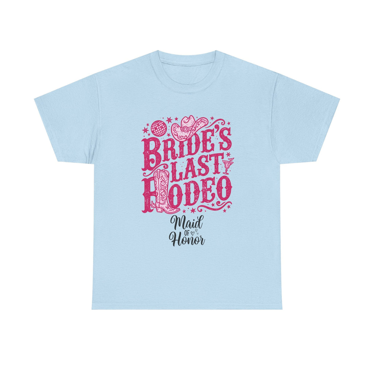 Bride's Last Rodeo T-Shirt — Maid of Honor Bachelorette Western Tee - Westport Cove