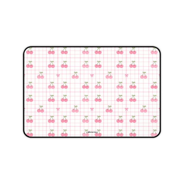 Cherry Ice Cream Smile - Launch Pad - Desk Mat - Westport Cove