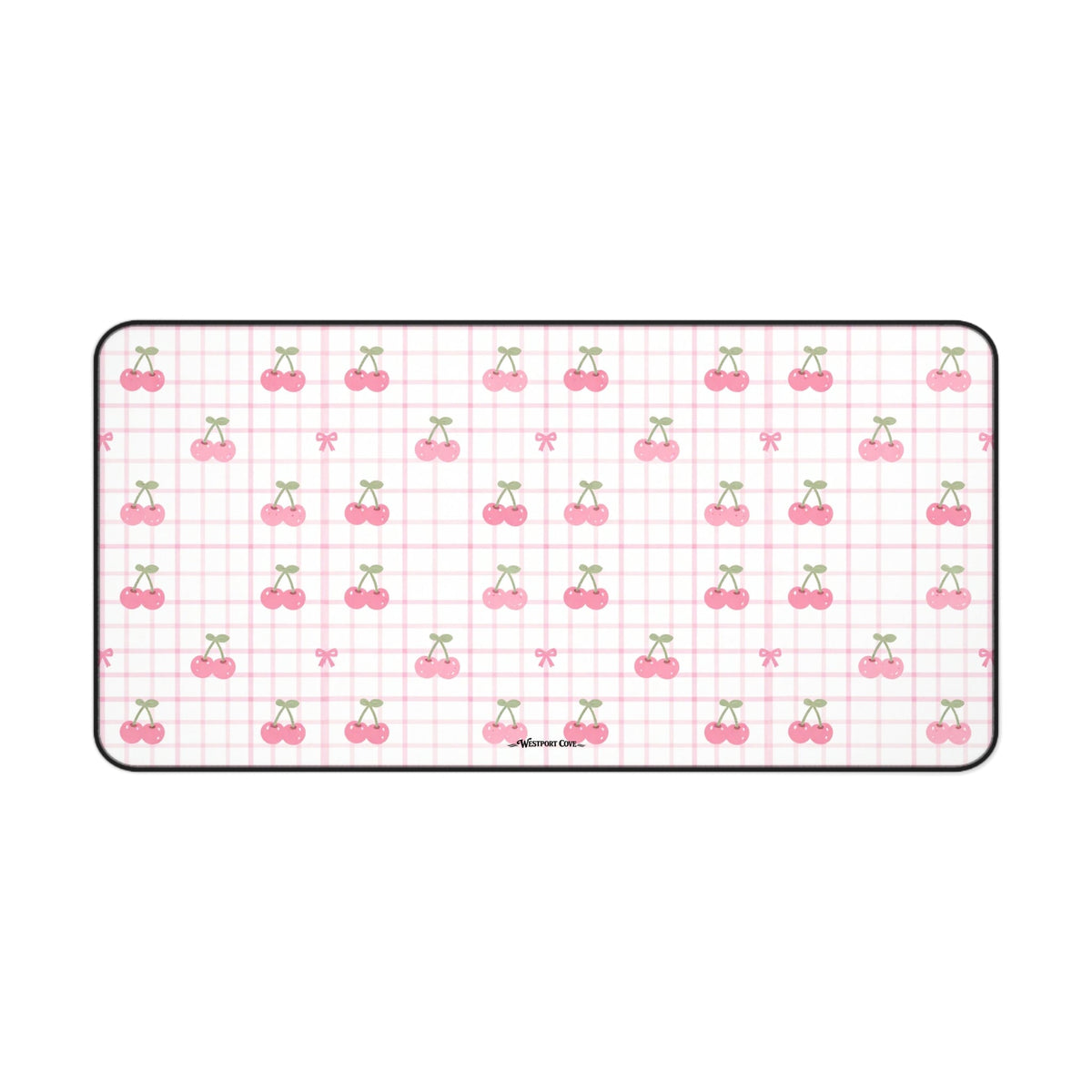 Cherry Ice Cream Smile - Launch Pad - Desk Mat - Westport Cove