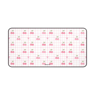 Cherry Ice Cream Smile - Launch Pad - Desk Mat - Westport Cove